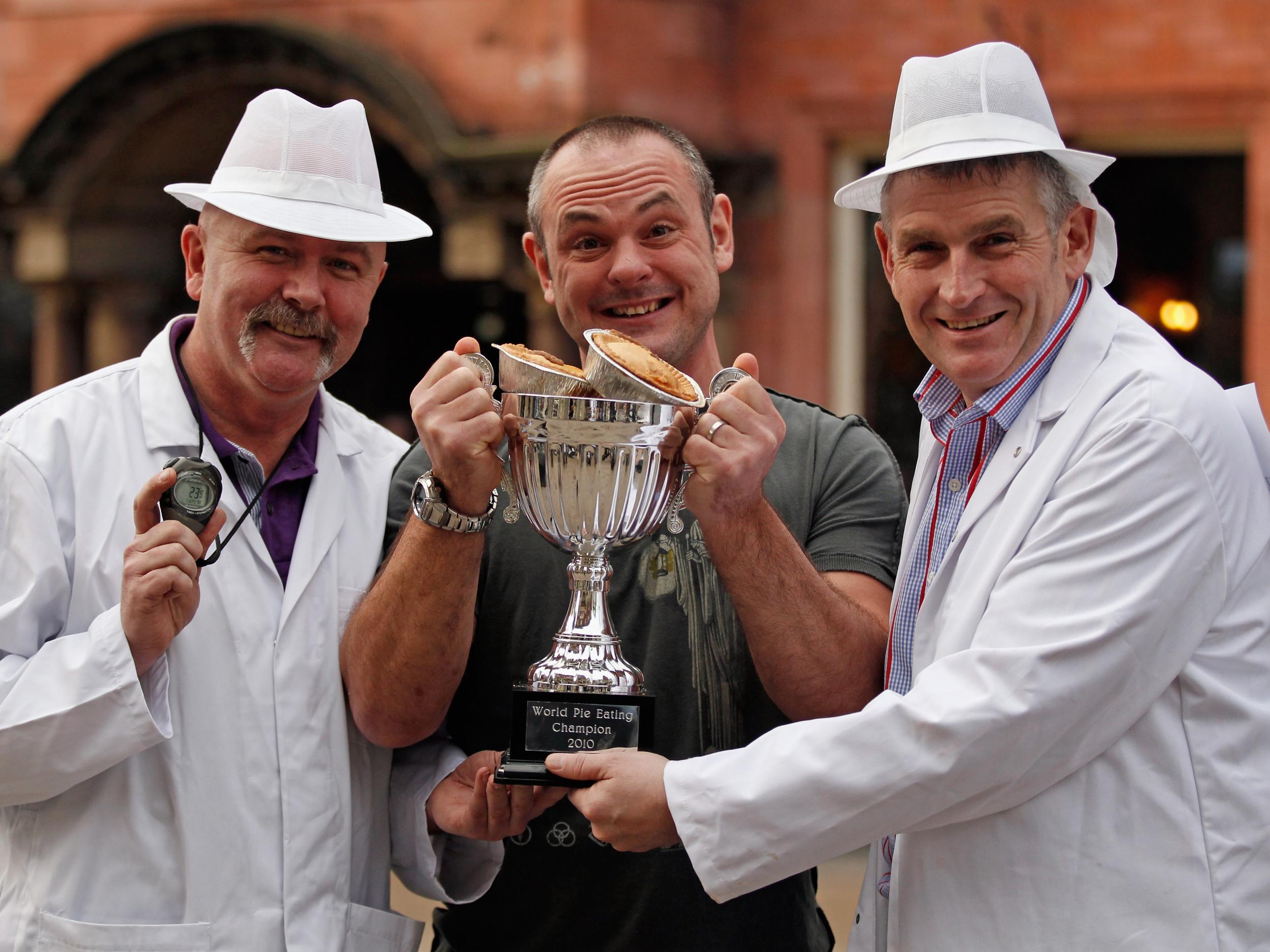 Pies are not only somewhat of a delicacy in the region, but also a sport. The town holds the World Pie Eating Championship every year