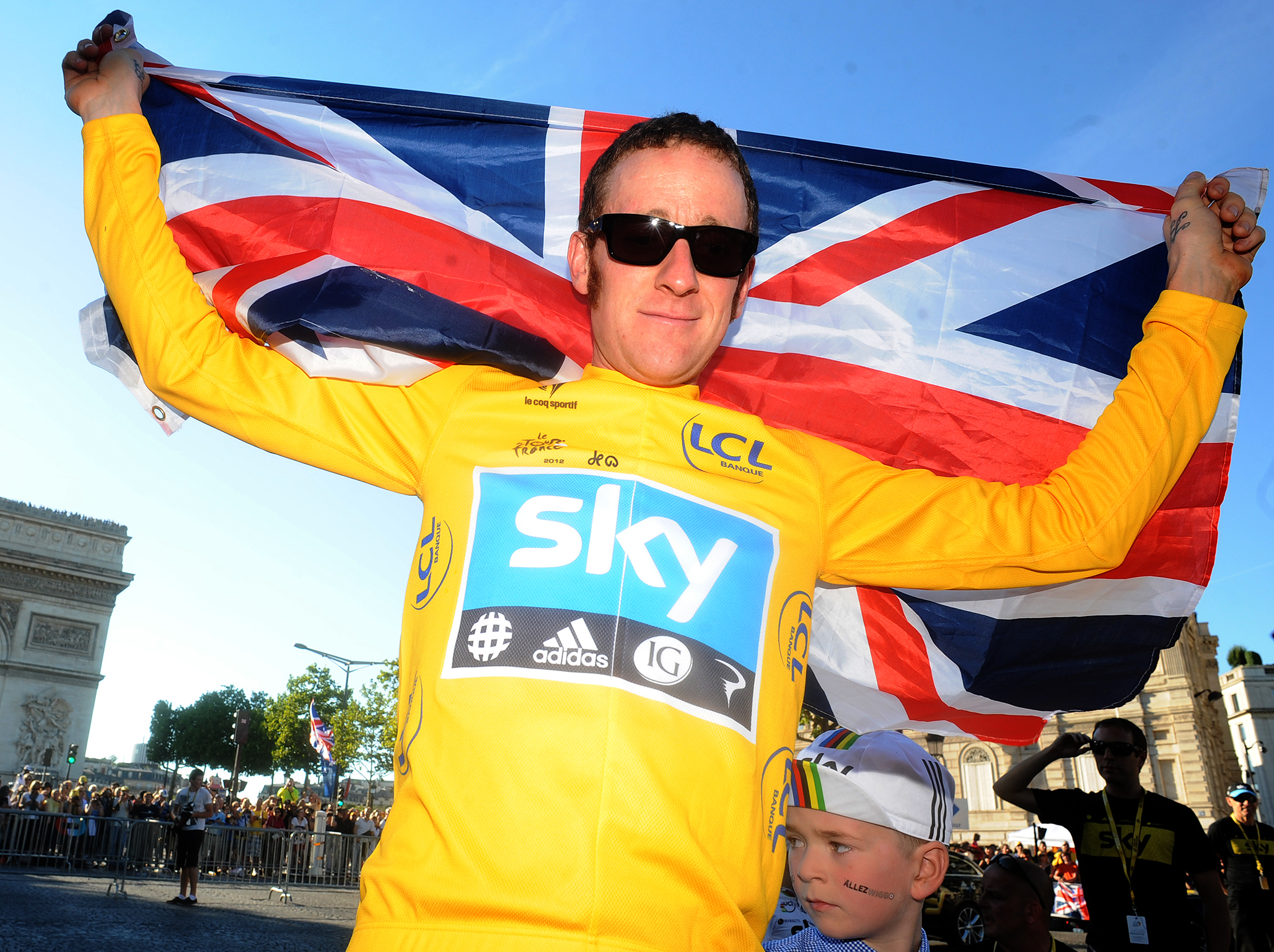 Team Sky’s Bradley Wiggins won the 2012 Tour de France