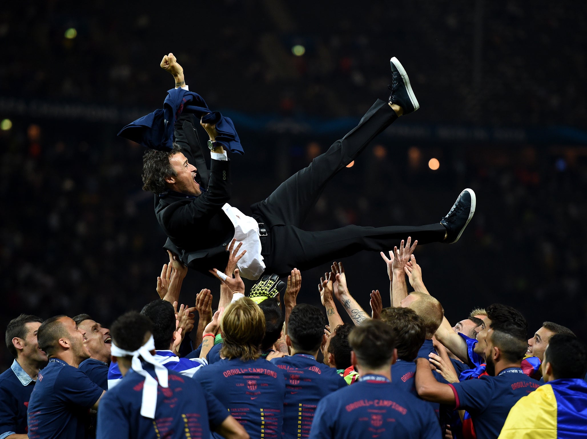 Luis Enrique enjoyed glittering success at Barcelona