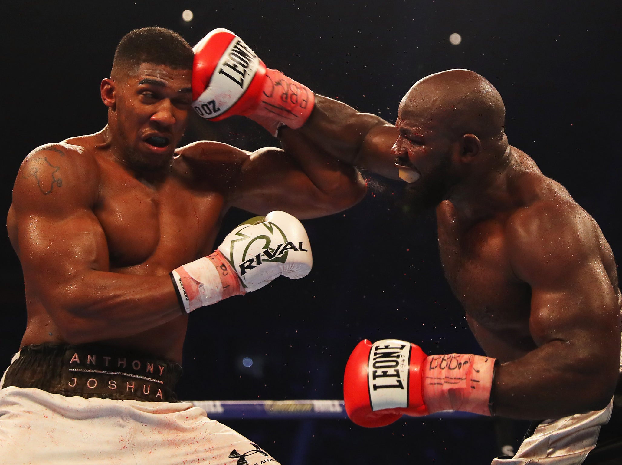 Joshua fought Takam last time out