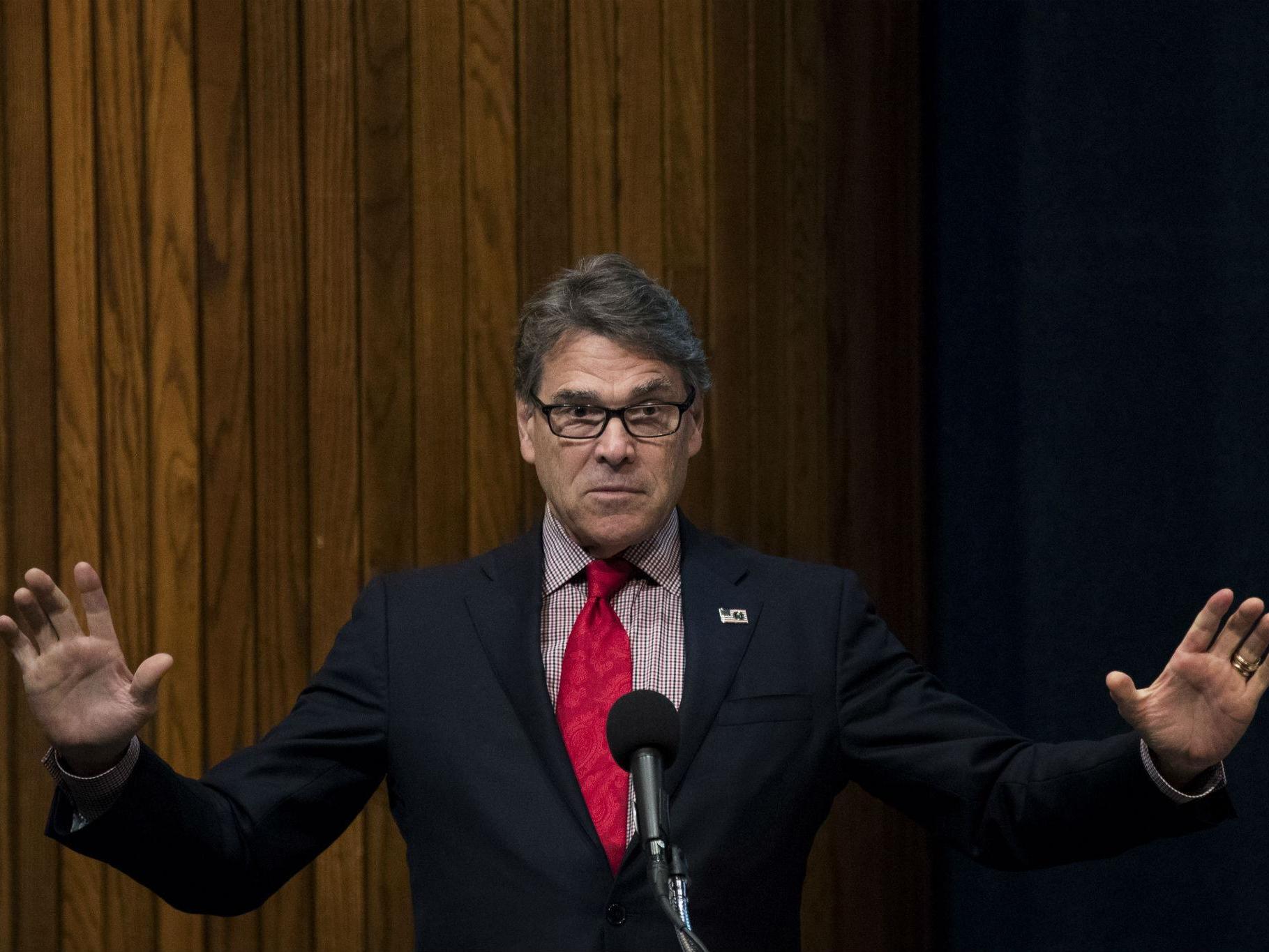 US Energy Secretary Rick Perry