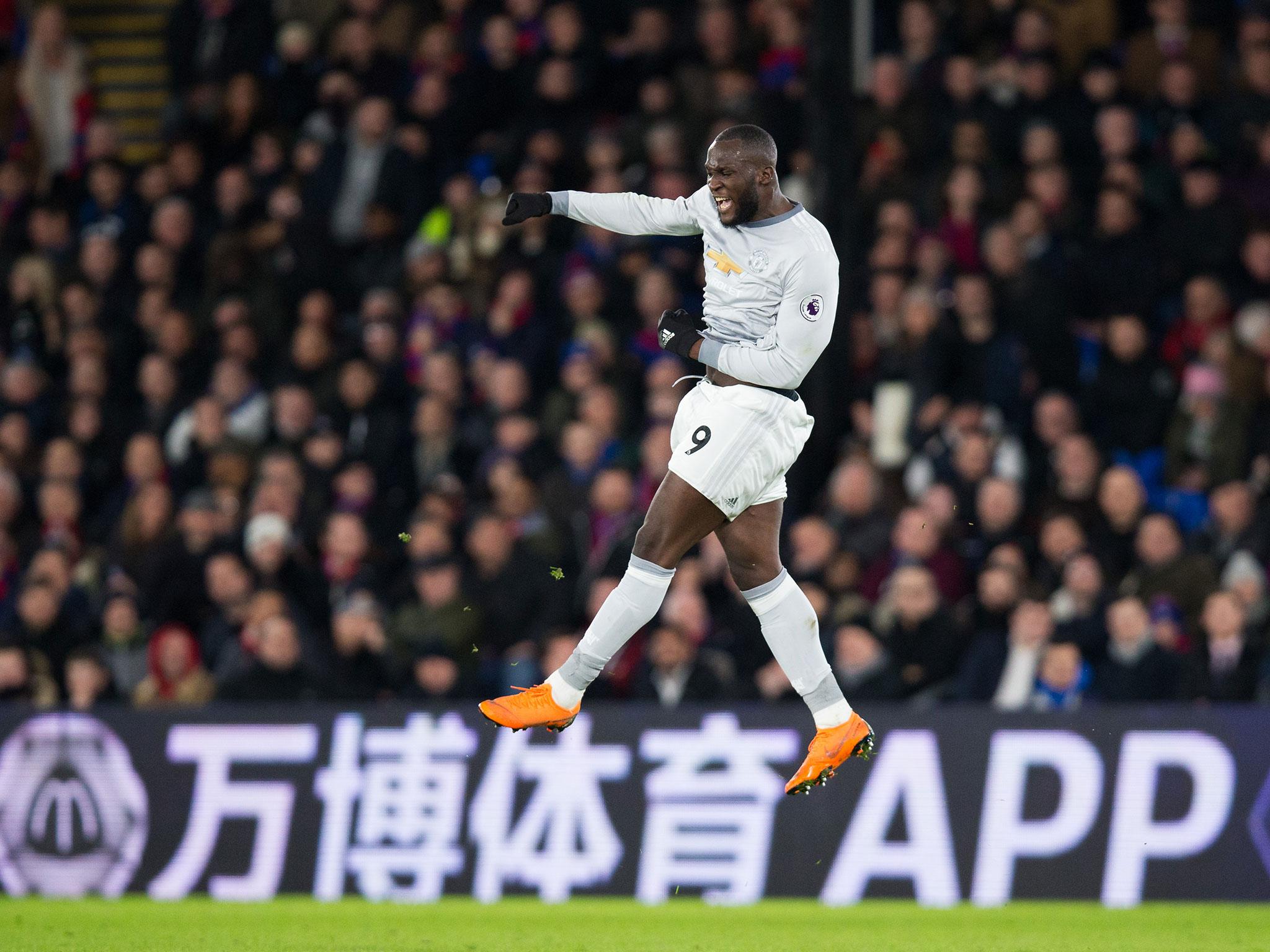 The Belgian scored United's second in their 3-2 comeback against Palace earlier this week