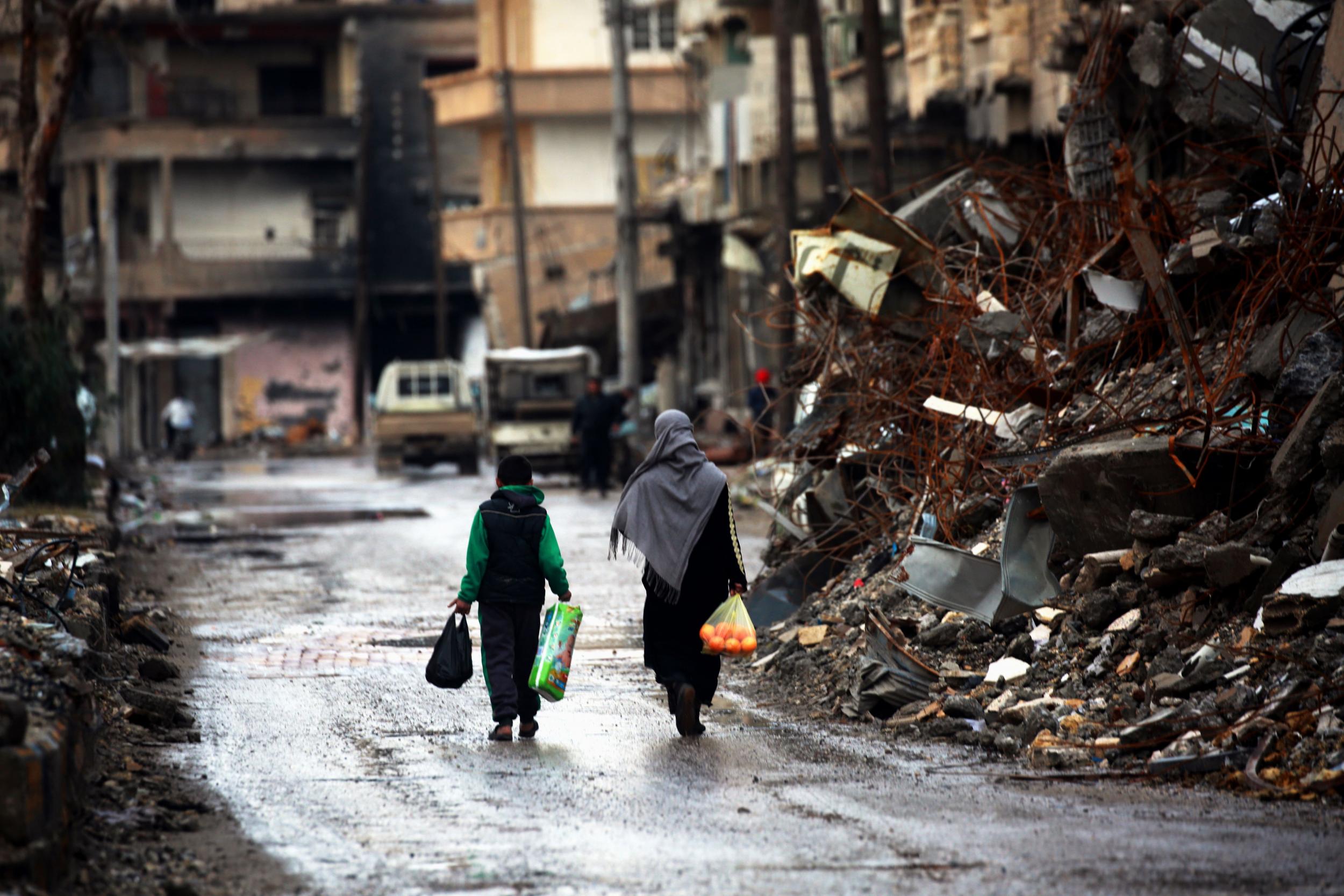 Much of the city looks as if the battle for Raqqa ended only yesterday