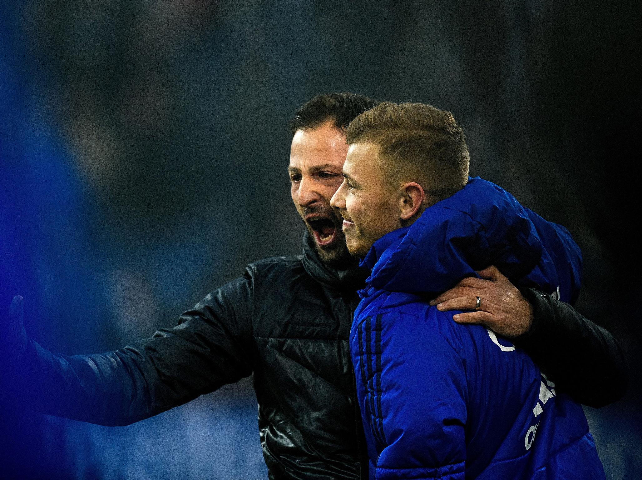 Tedesco took over Schalke at the start of the season