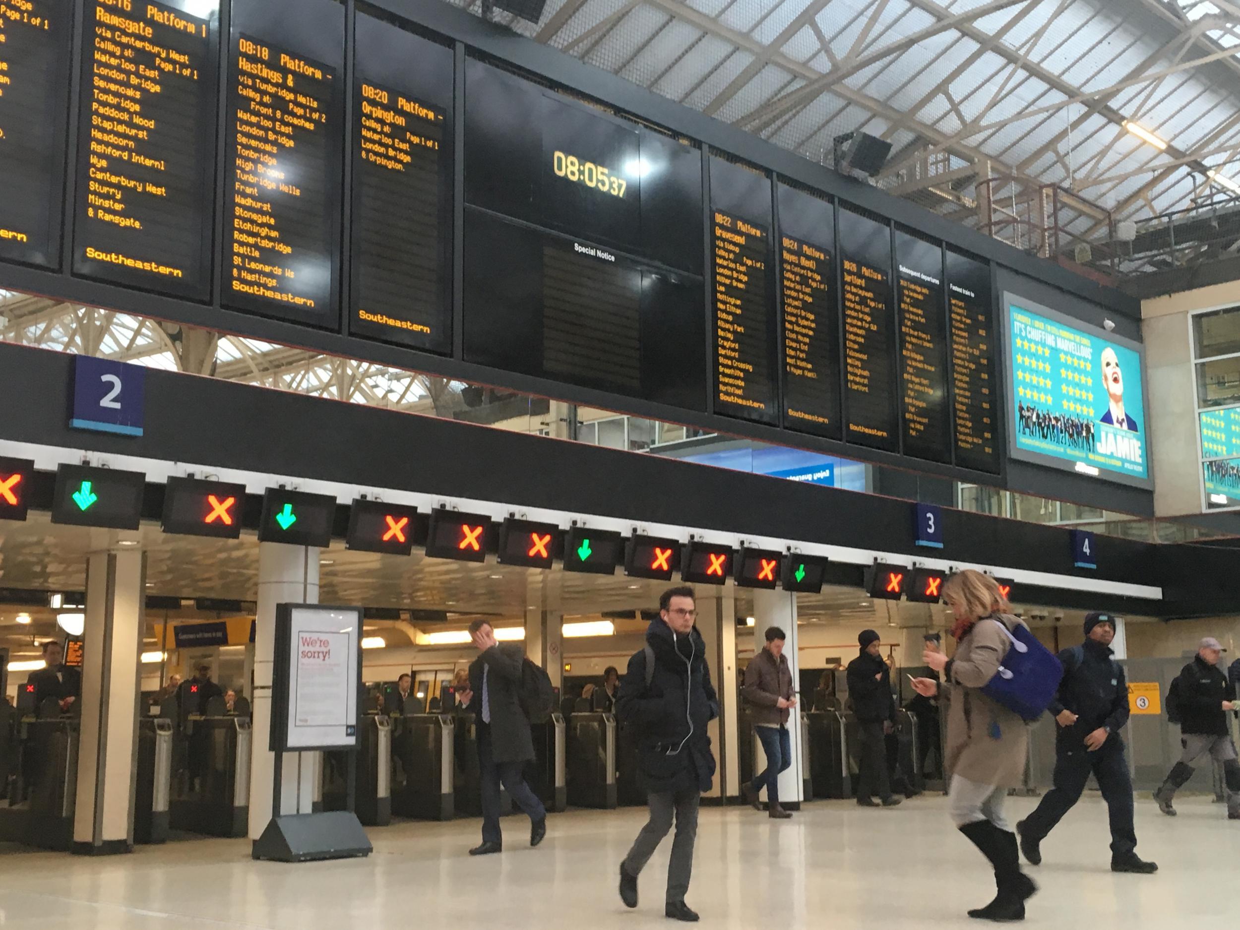 Charing Cross station was evacuated