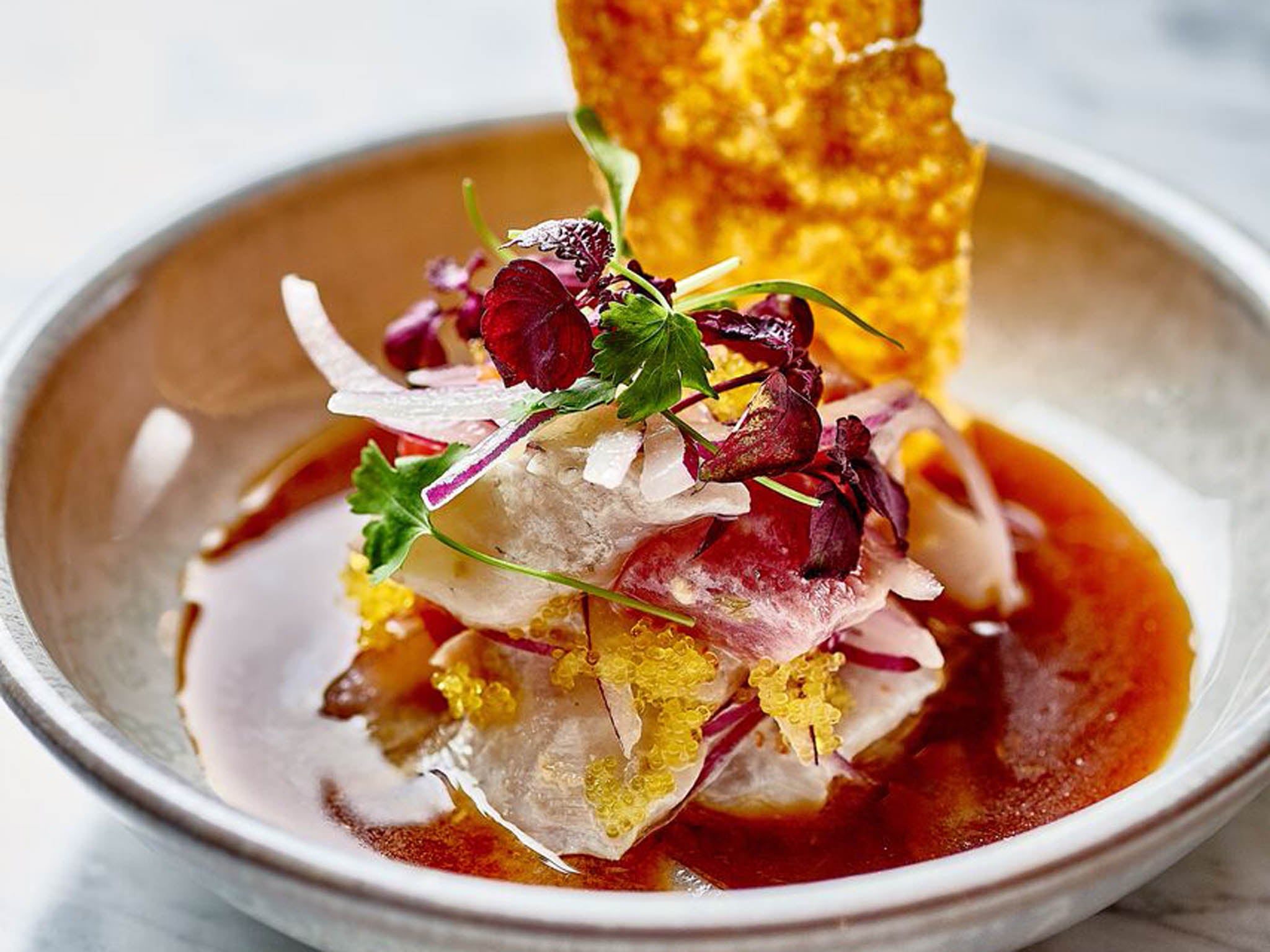 Nikkei ceviche – good, but no match for the Peruvian version (Señor Ceviche)