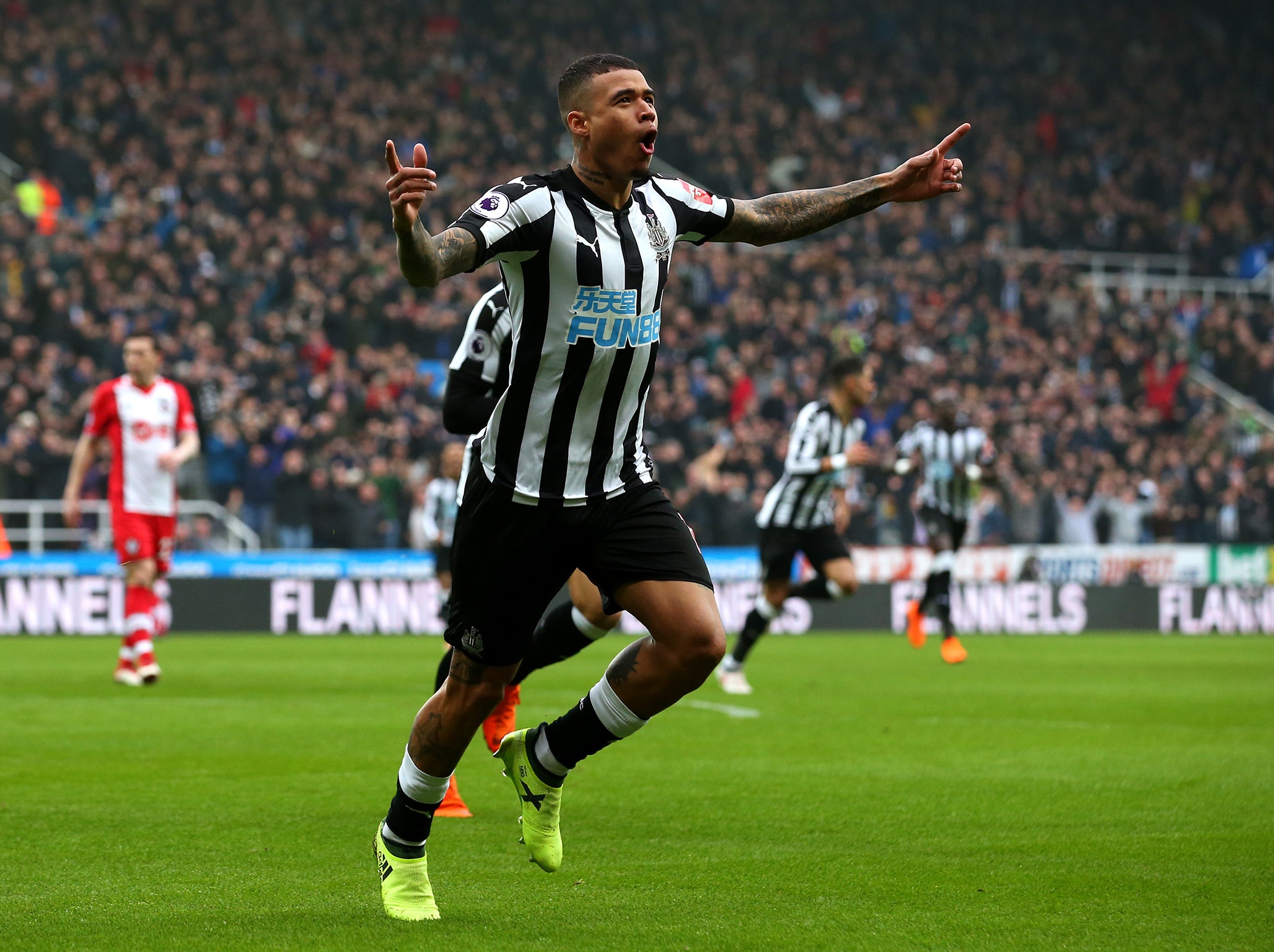 Kenedy gave Newcastle the lead