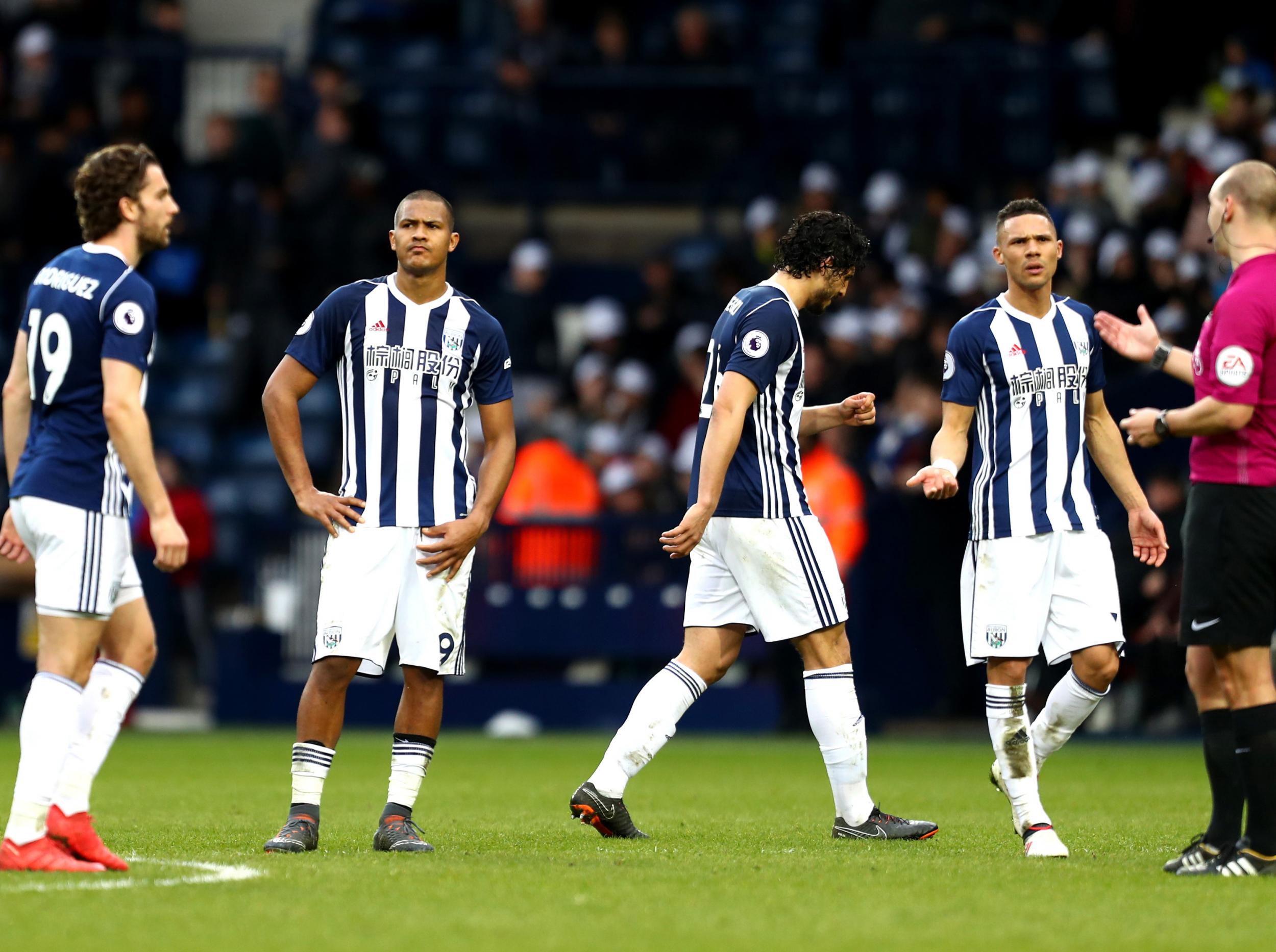 West Brom are left staring down the barrel of relegation