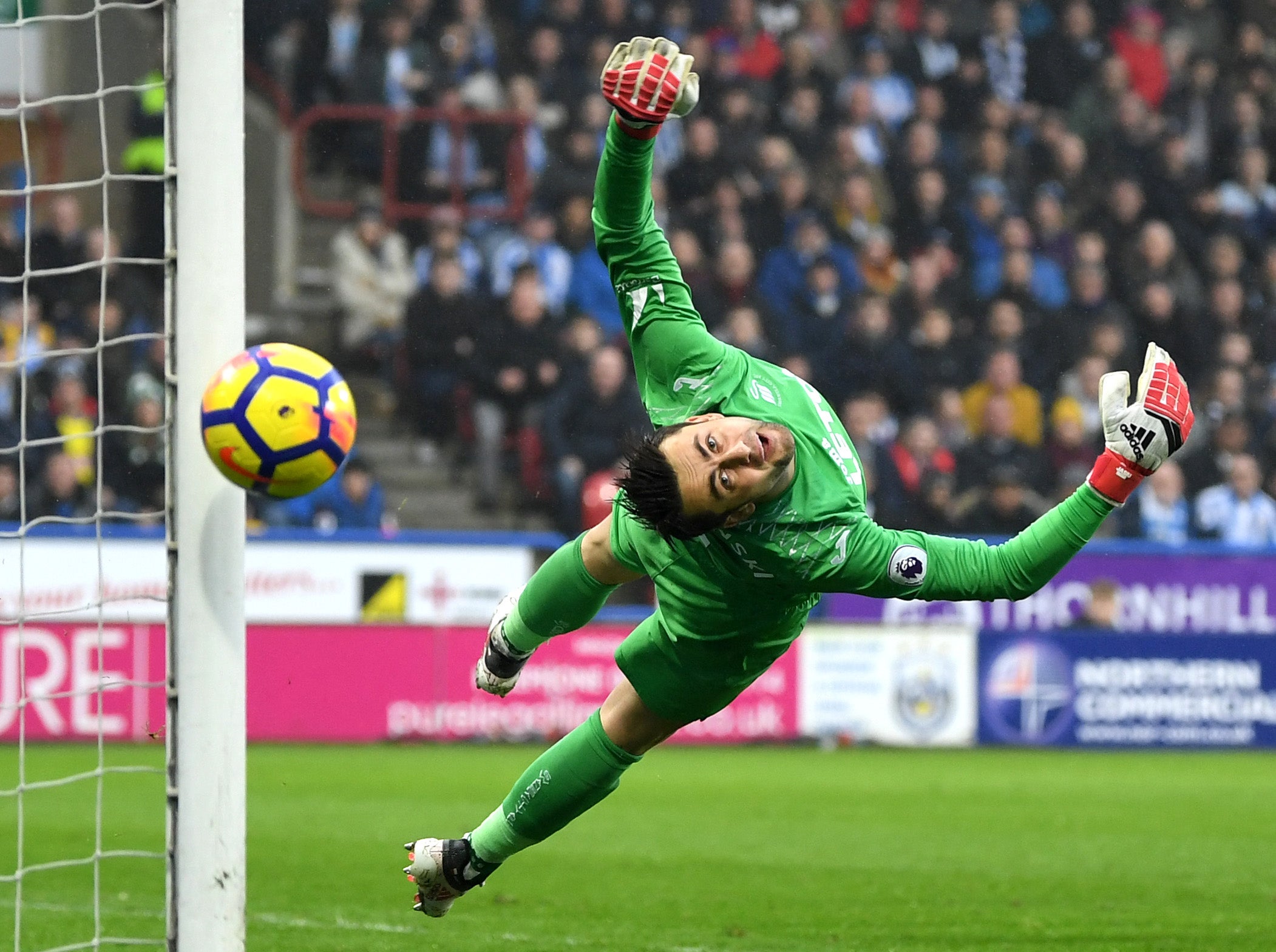 Fabianski made a few stunning saves