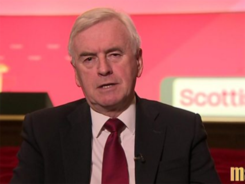 Mr McDonnell wants Labour to discuss whether its politicians should appear on the Russian channel