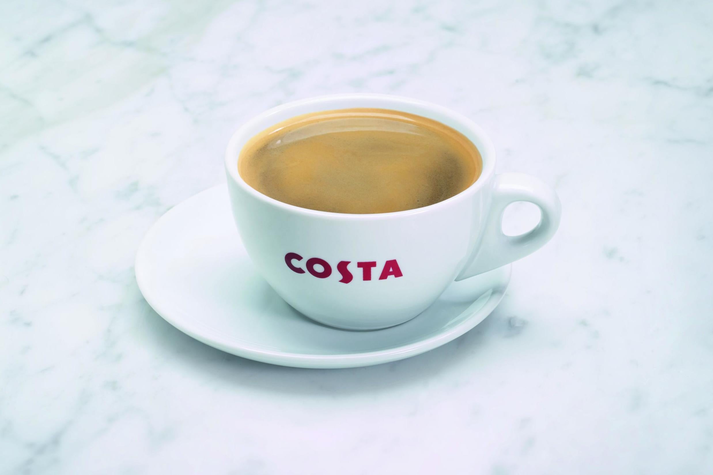 Costa Coffee has released the 'Flat Black' as part of its 'Flat Family range'