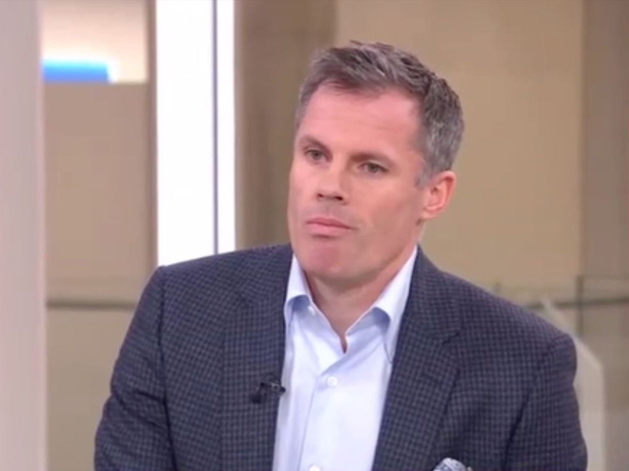 Jamie Carragher appeared on Sky News to apologise again for his actions