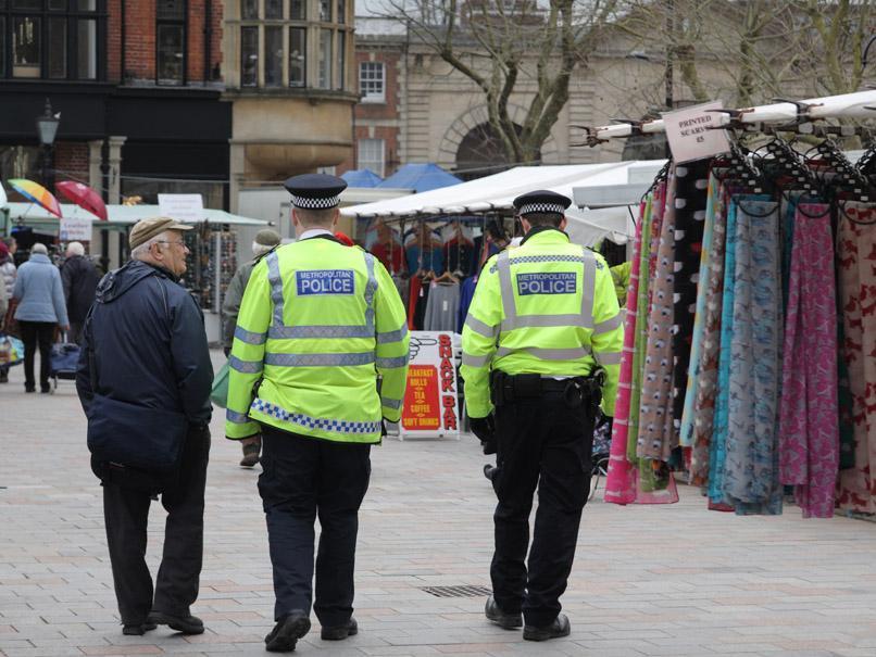 Police officers drafted in from London have been thanked for their presence