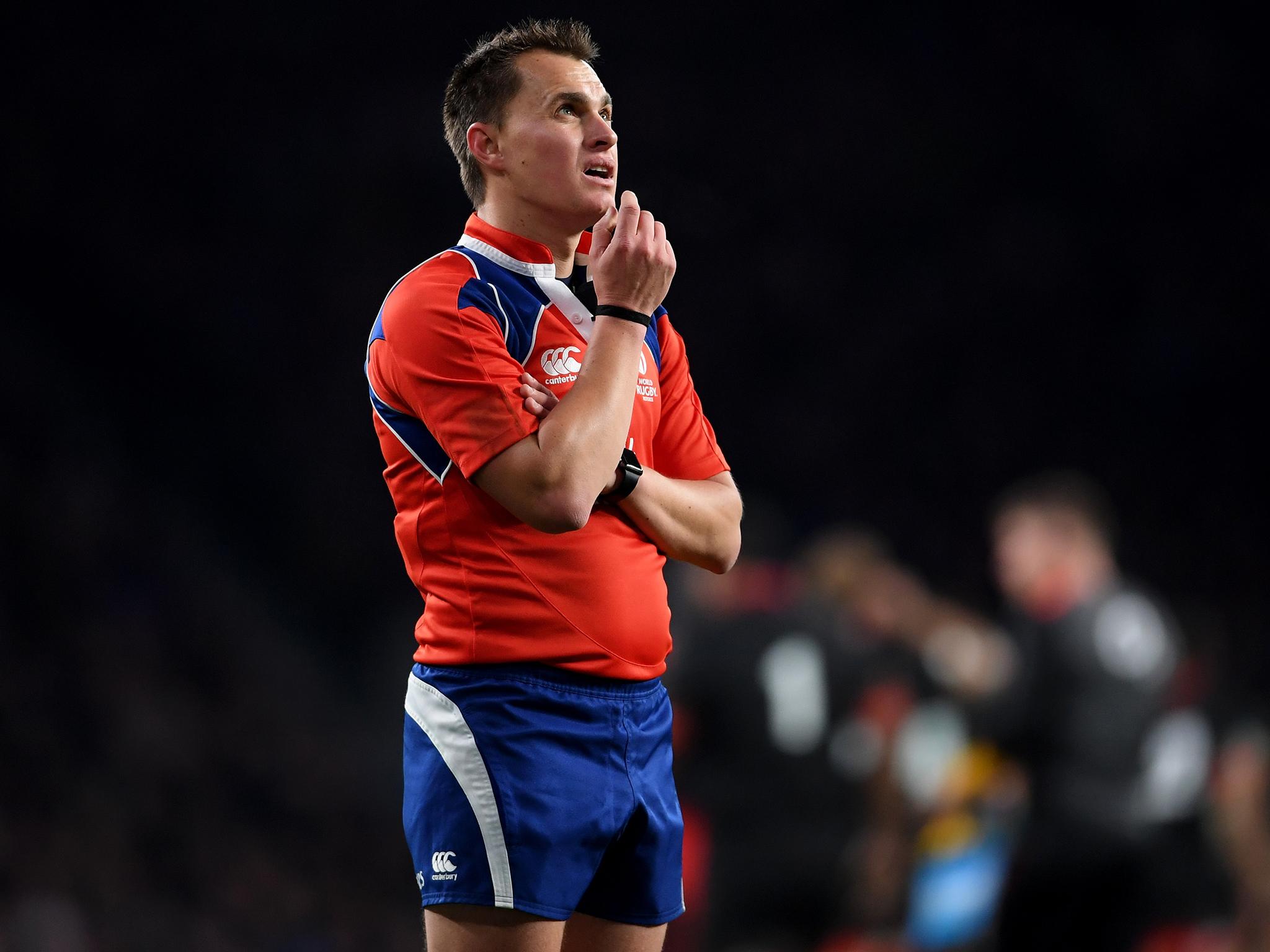 Marius van der Westhuizen was invited by England to referee their training session four days before the Ireland clash