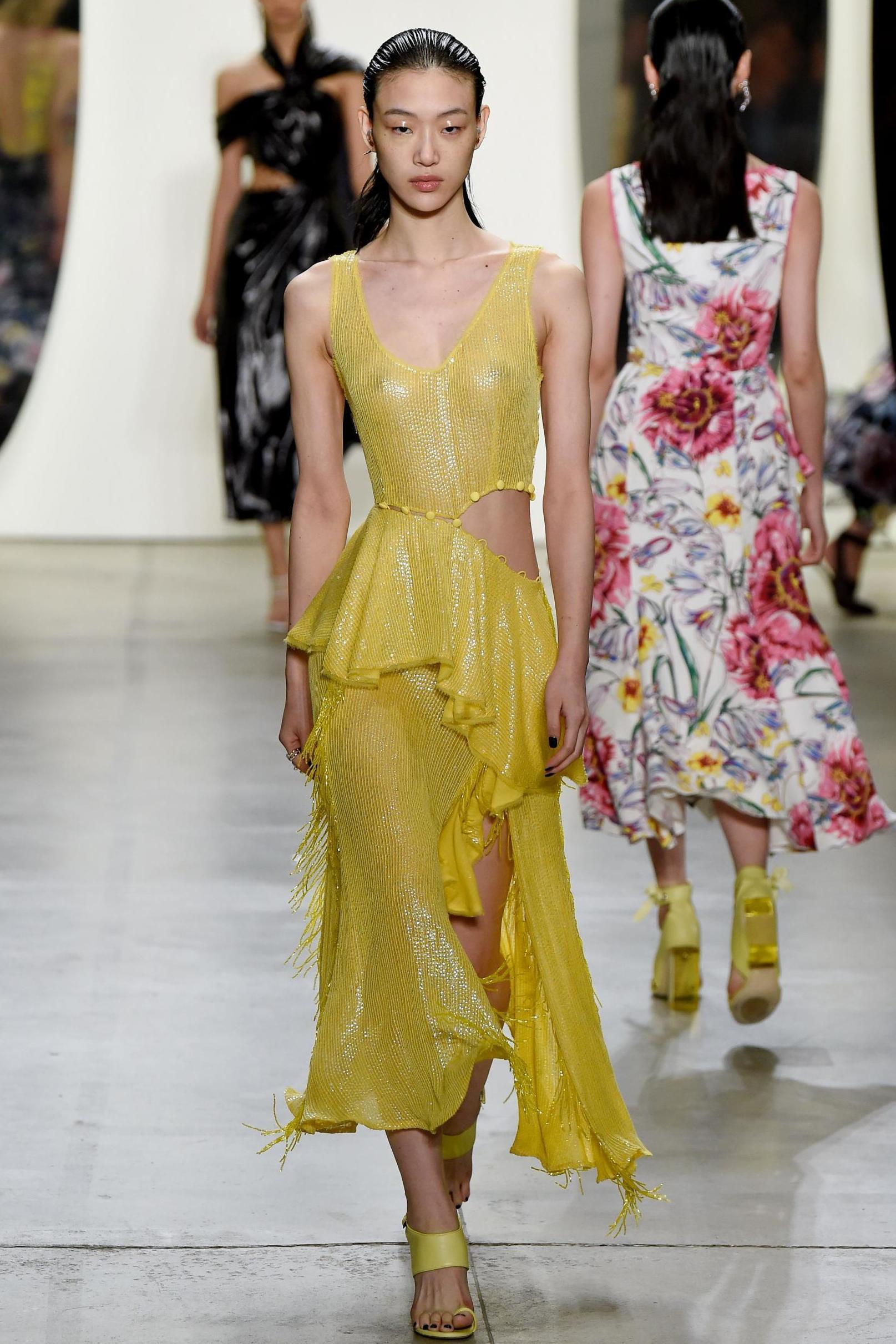 Prabal Gurung's show at New York Fashion Week in September was amass with golden hues