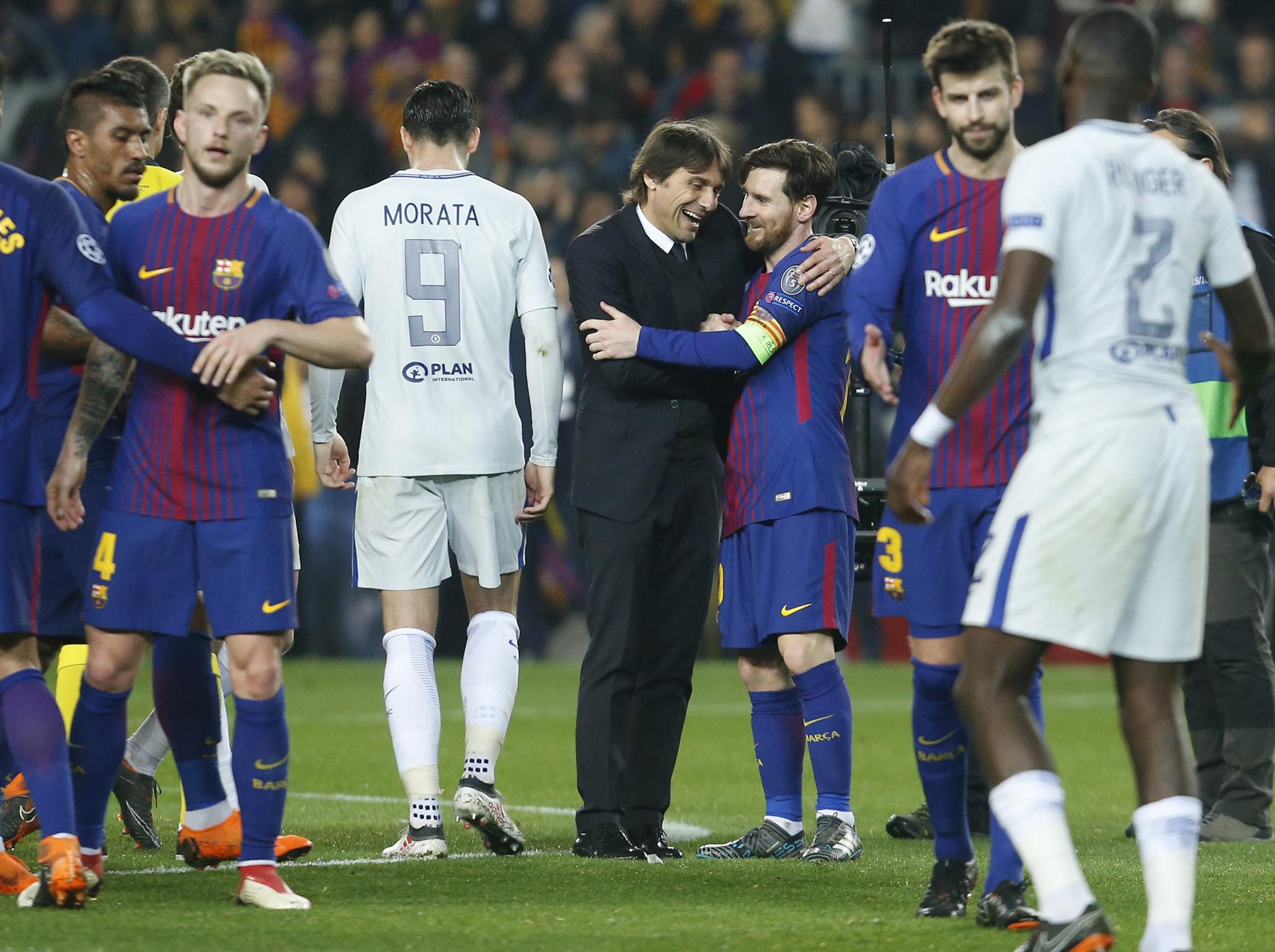 Conte believed Messi was the difference in the tie