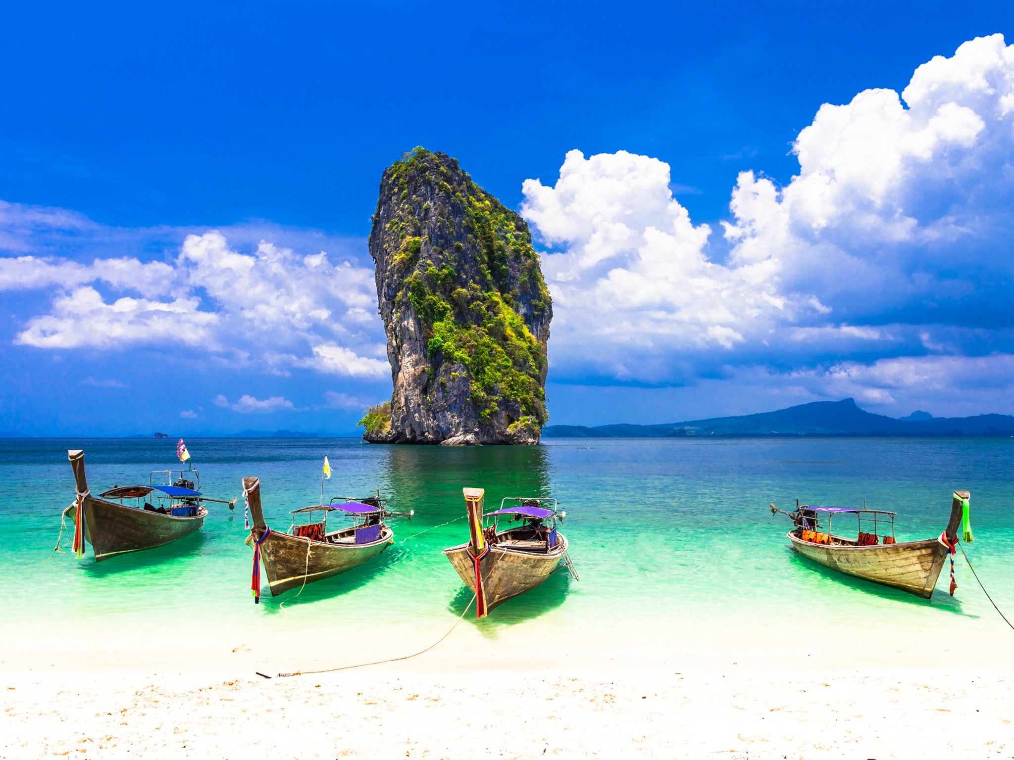 One of Krabi’s many idyllic beaches (iStock)