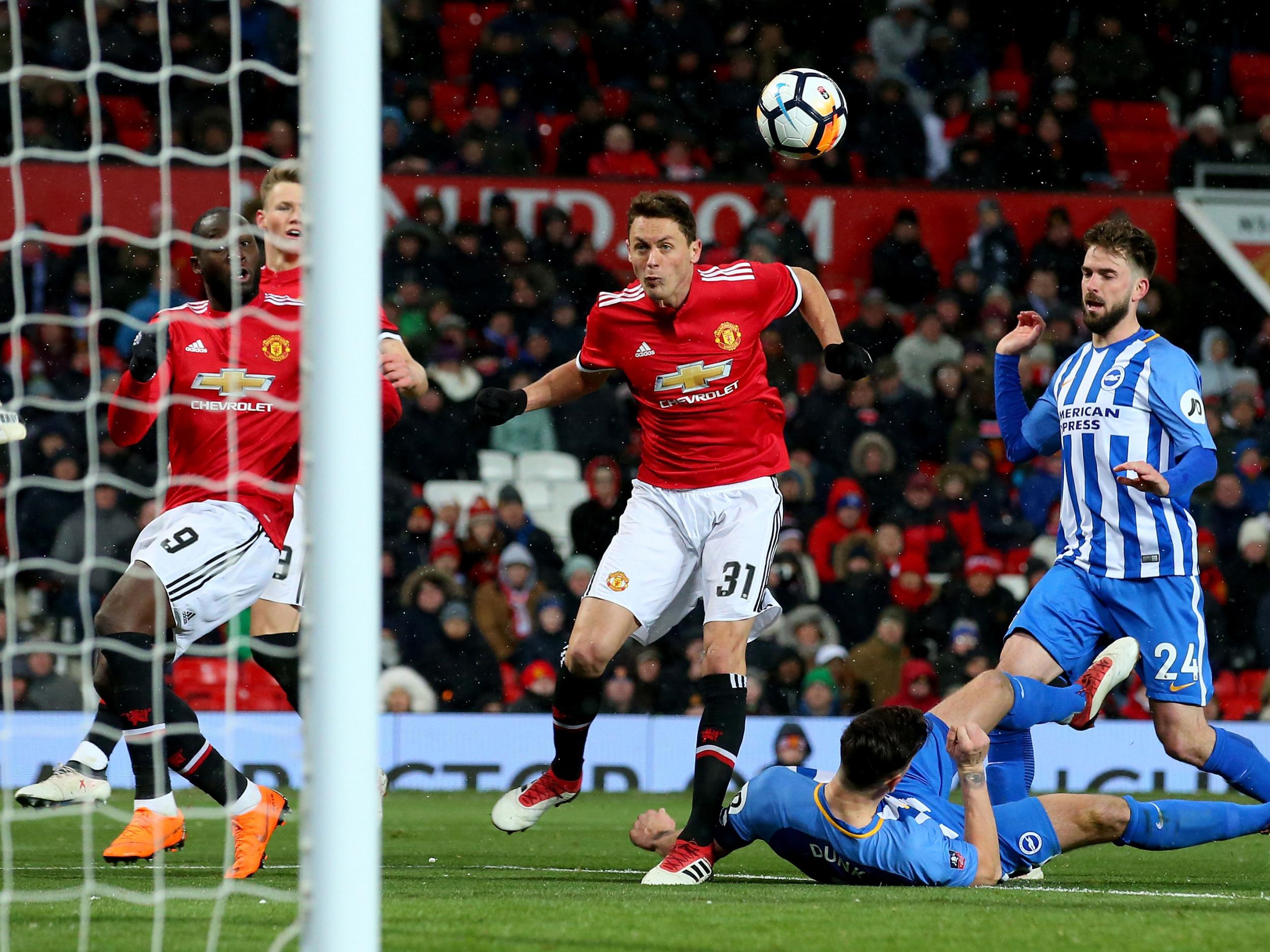 Matic made sure of United’s win with a late header