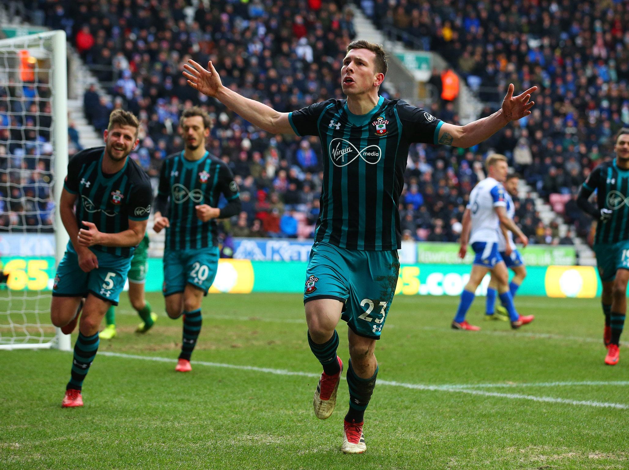 Hojbjerg put Southampton ahead early in the second-half