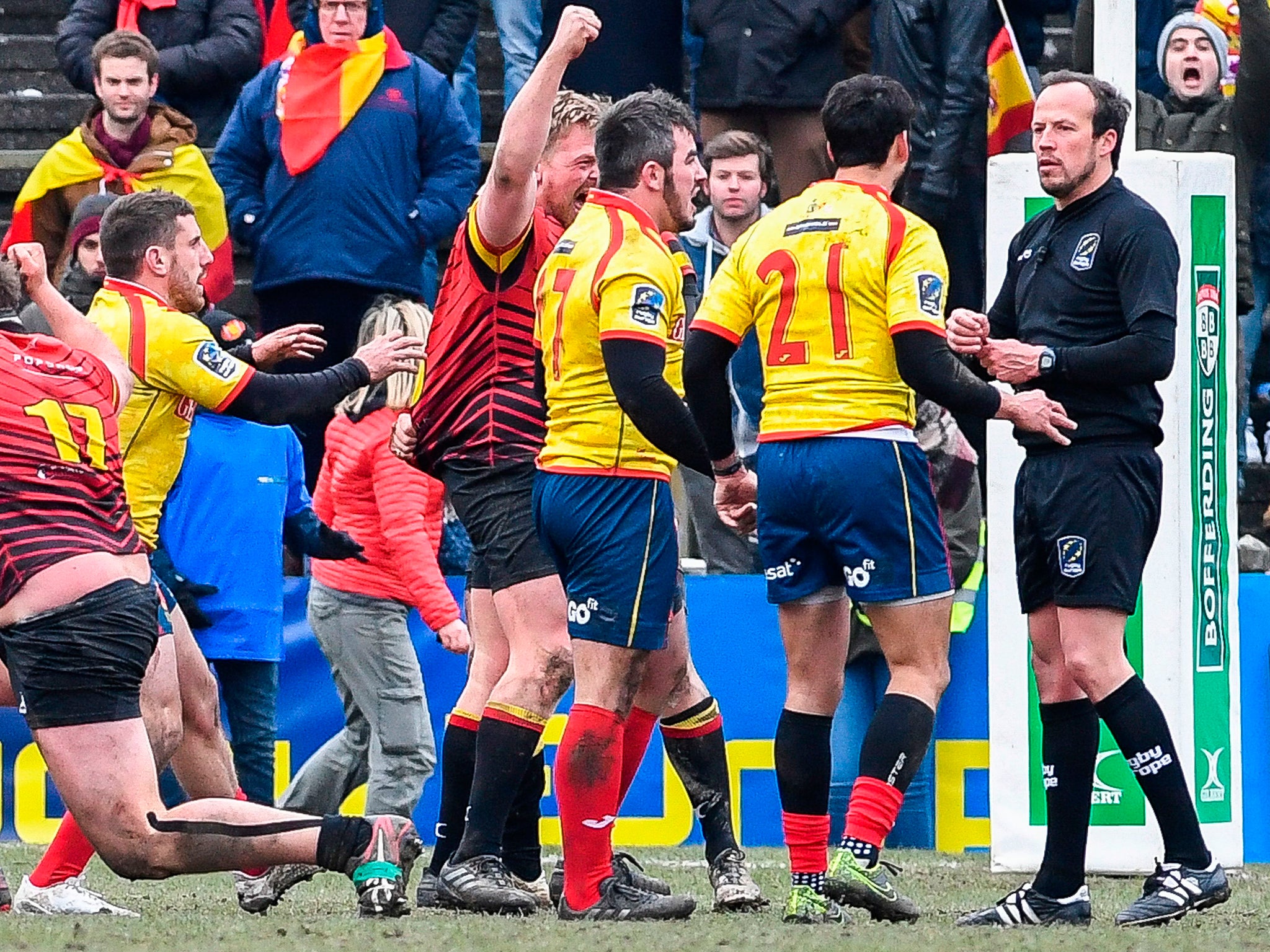 Spain requested their game with Belgium be replayed due to Romanian referee Vlad Iordachescu