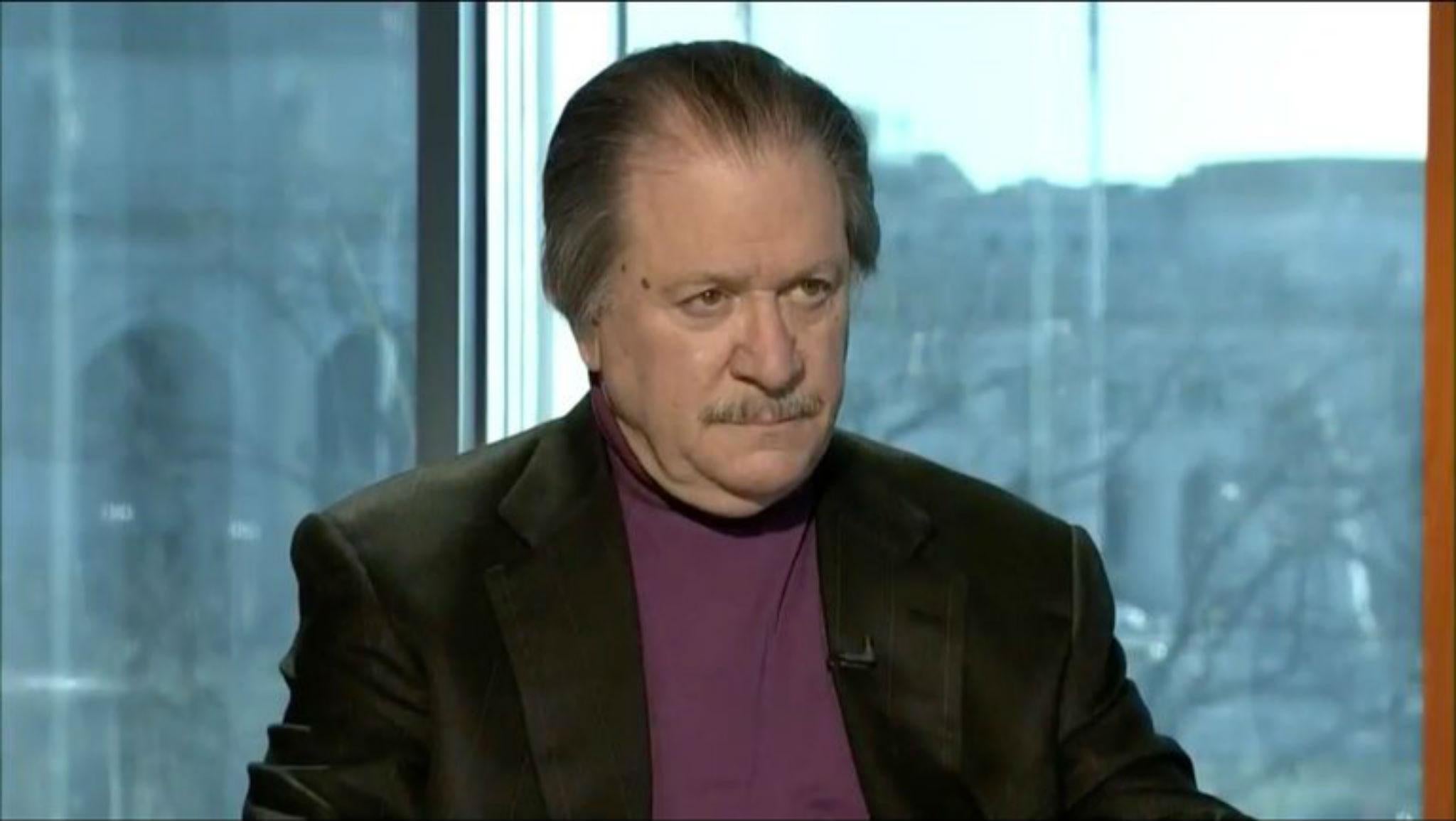 Joseph E diGenova during a television interview in March 2016