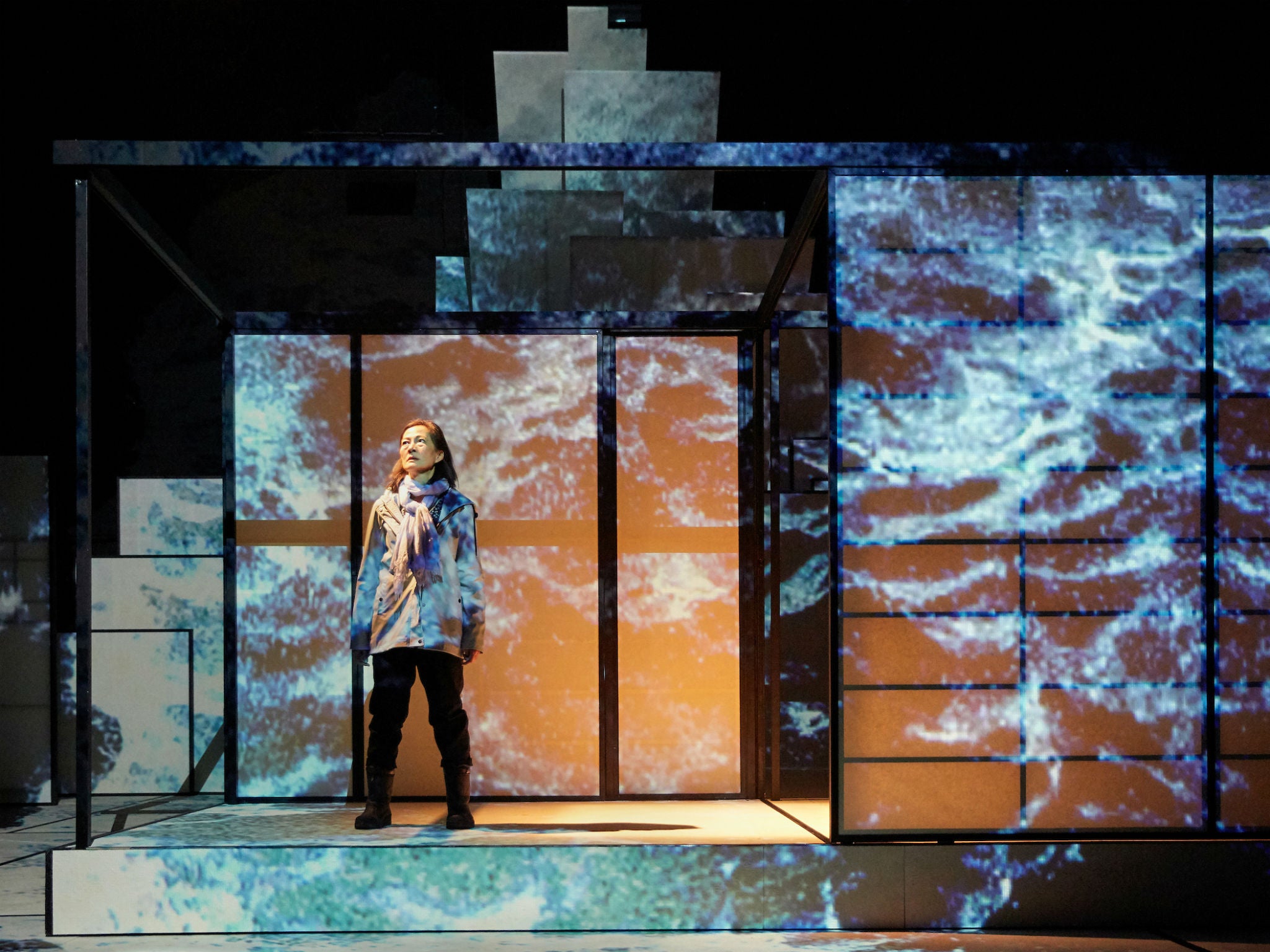 Rosalind Chao as Etsuko in Francis Turnly’s ‘The Great Wave’ at the National Theatre