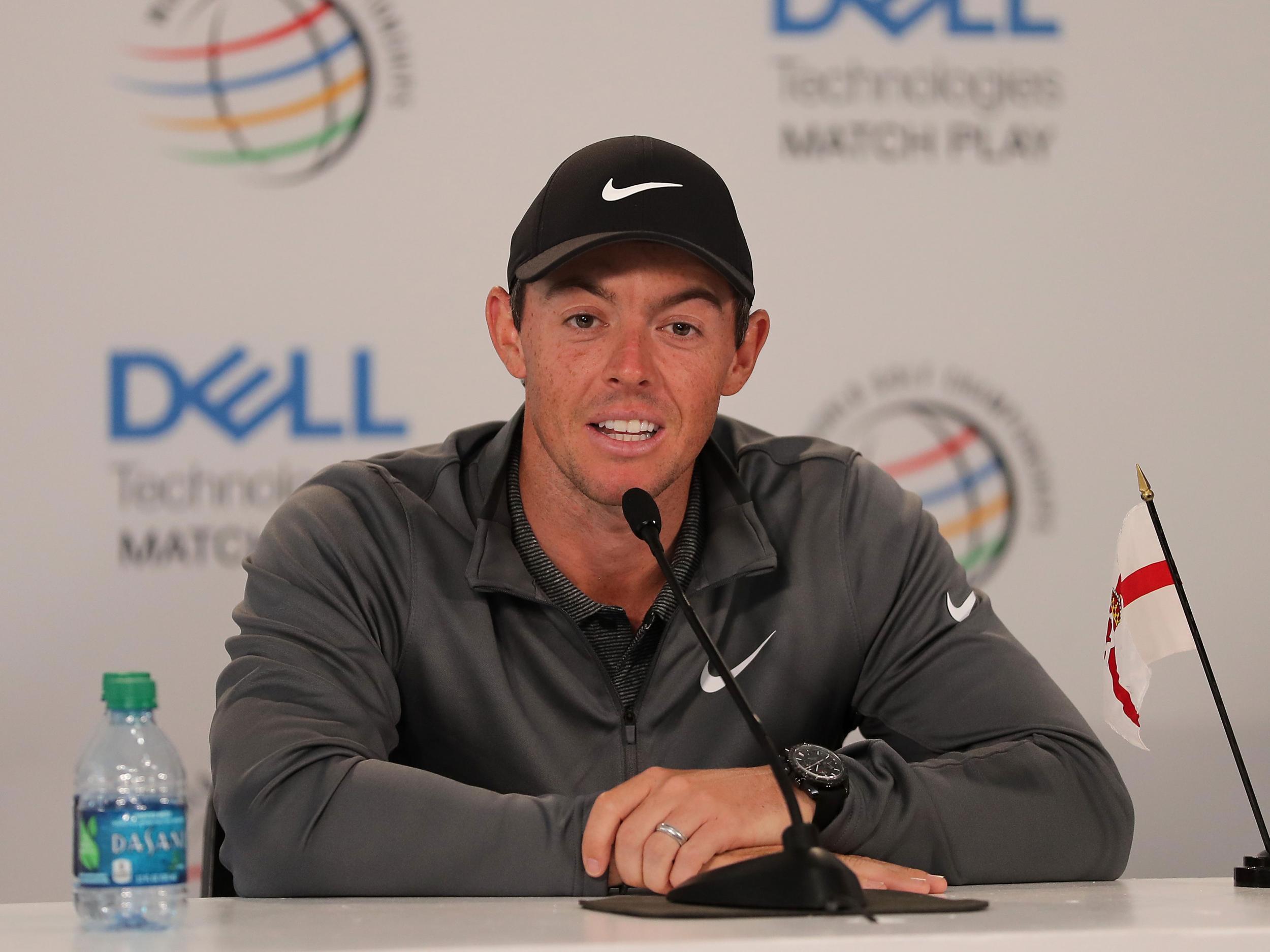 Rory McIlroy is in confident mood ahead of the Masters next month