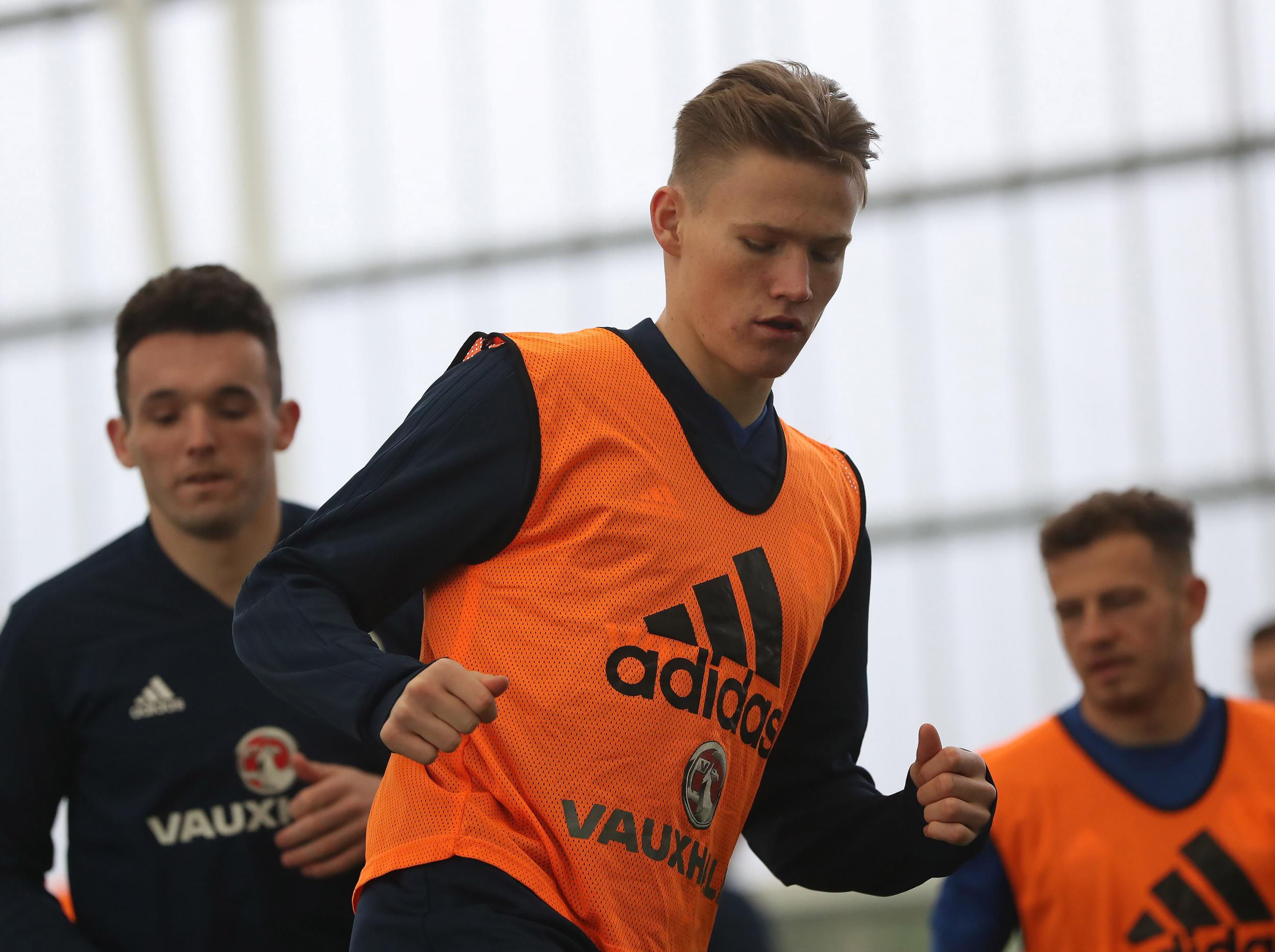 McTominay could make his Scotland debut on Friday