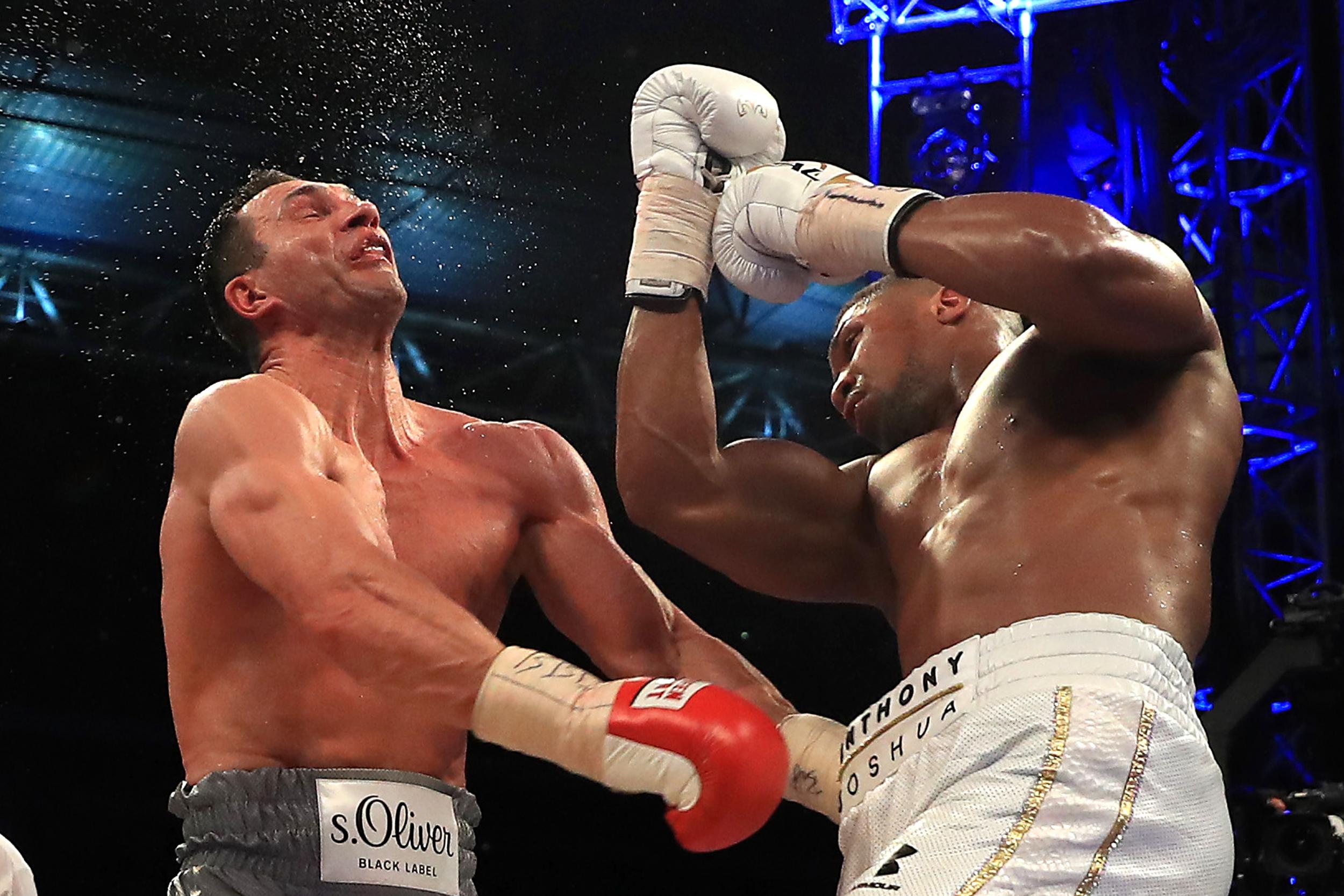 Defeating Wladimir Klitschko on April 29 2017.
