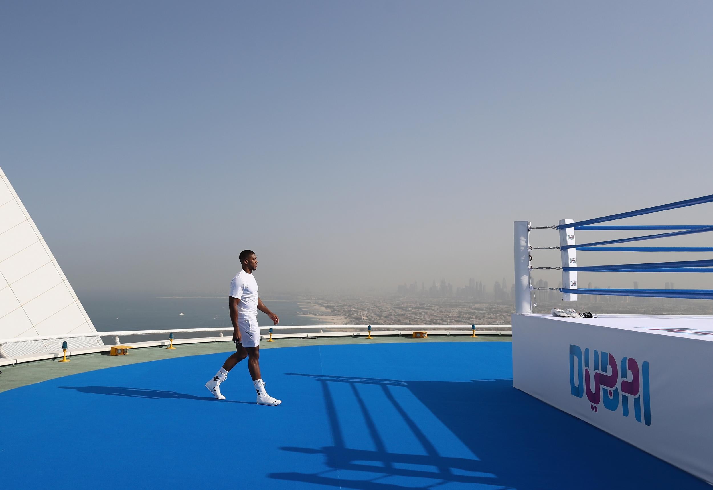 At the Burj Al Ara in Dubai, in November 2017.