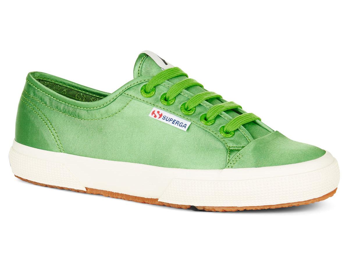 2492 Alexa Chung Satin, £75, Superga