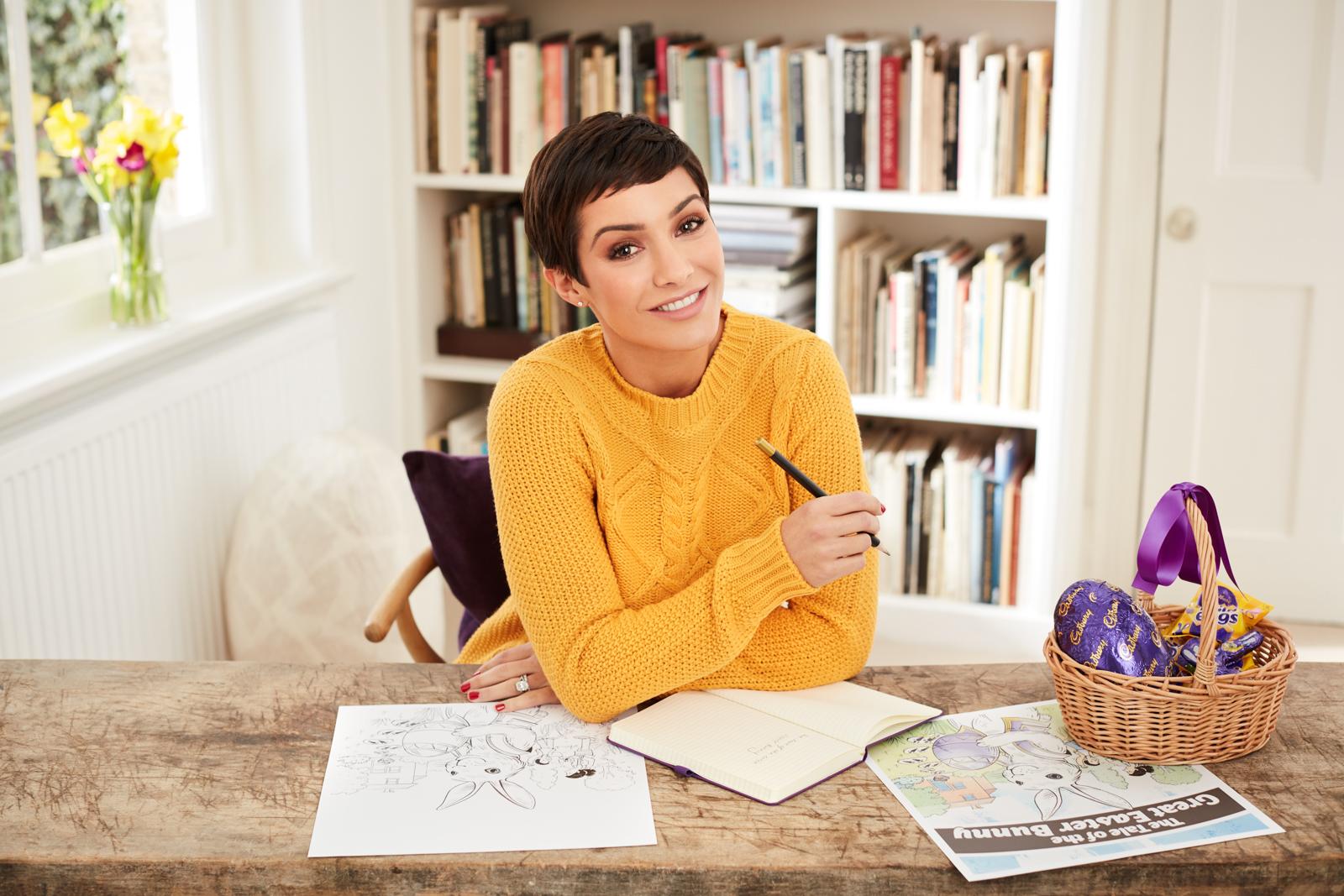 Frankie's book is a re-adaptation of Cadbury's 20-year-old book “The Tale of the Great Bunny”