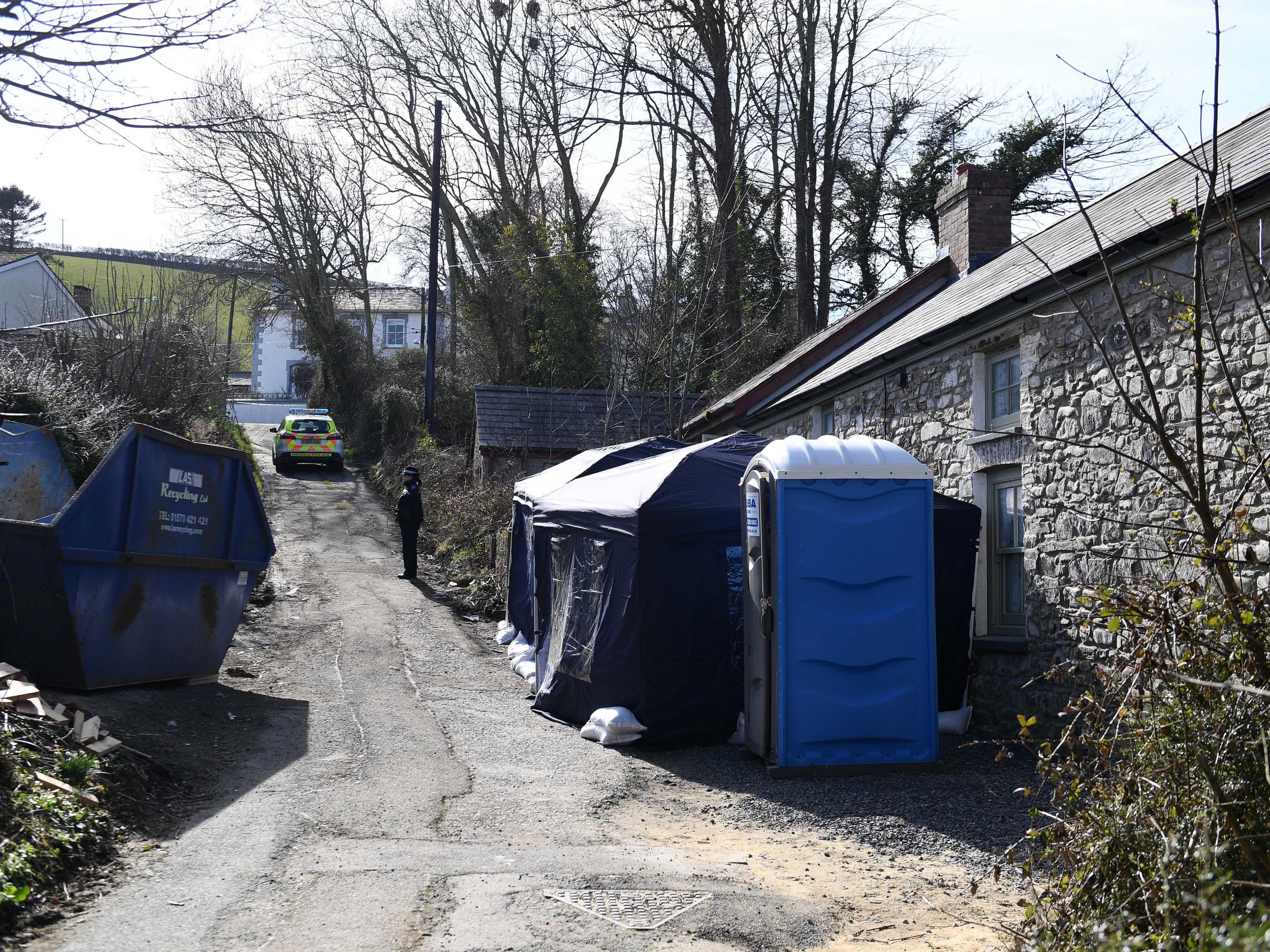 It took teams of police four days to find the human remains of Gaynor Jones