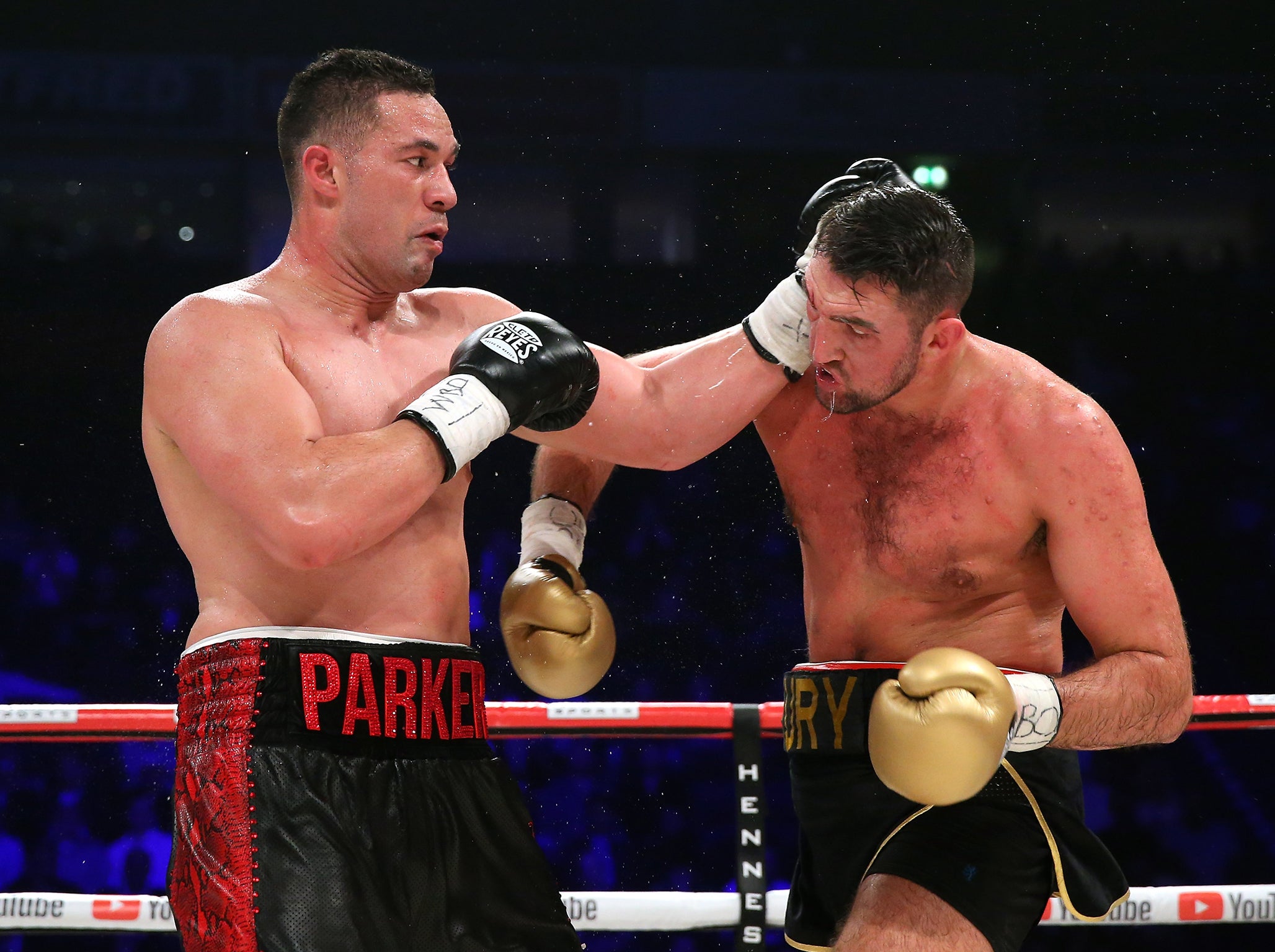 Parker laboured past Fury in his last fight