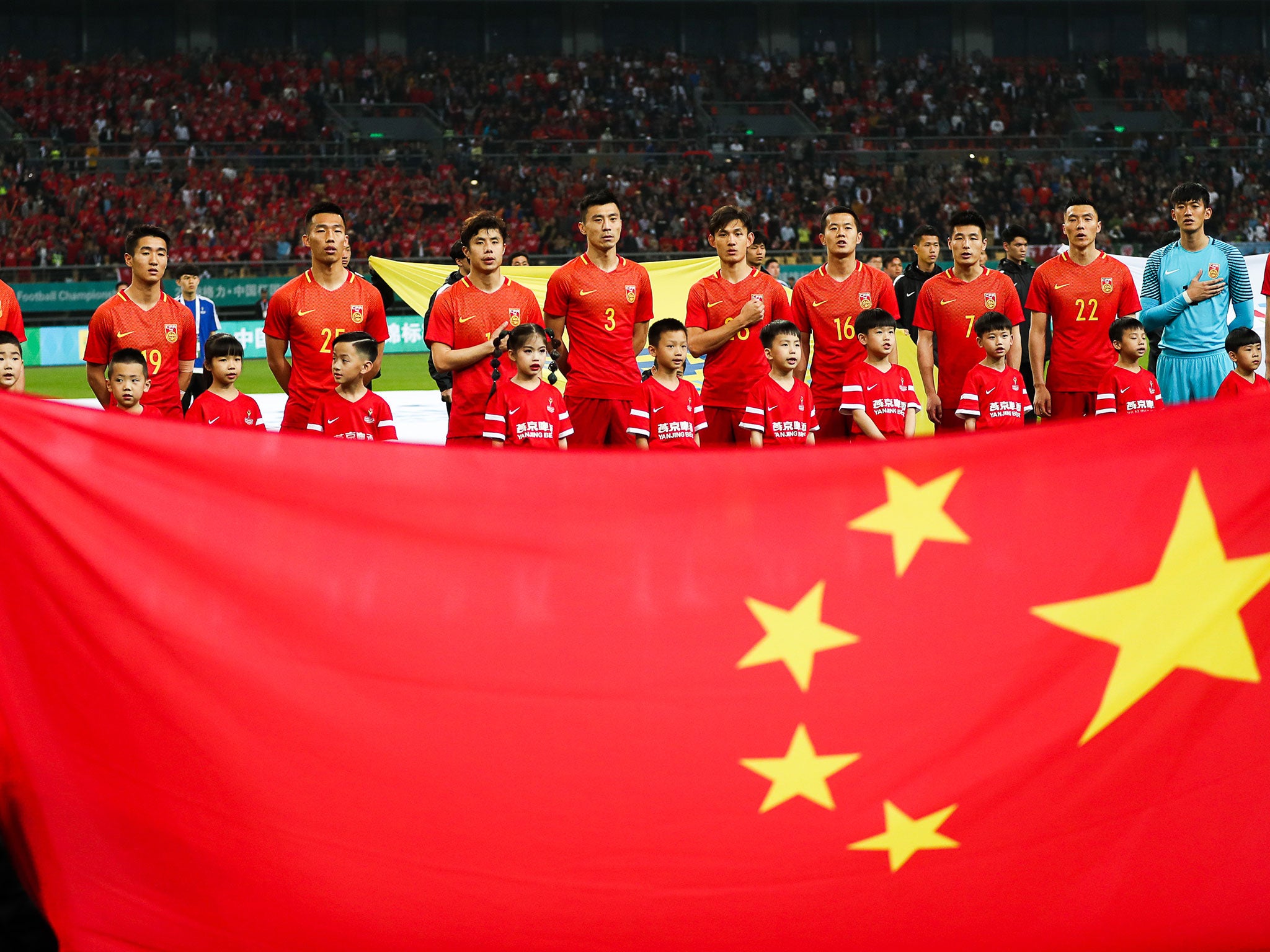 China failed to get on the scoresheet