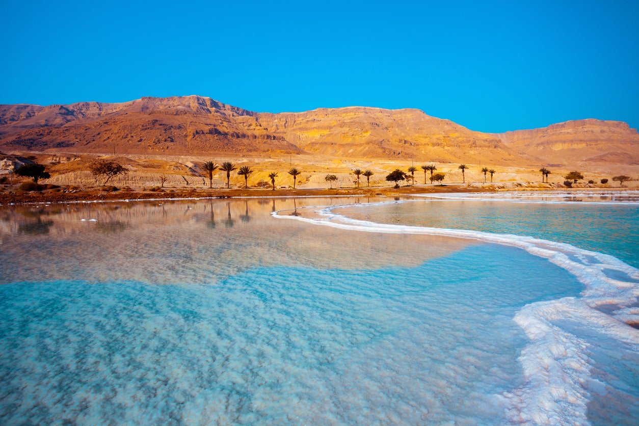 The Dead Sea's water levels continue to fall