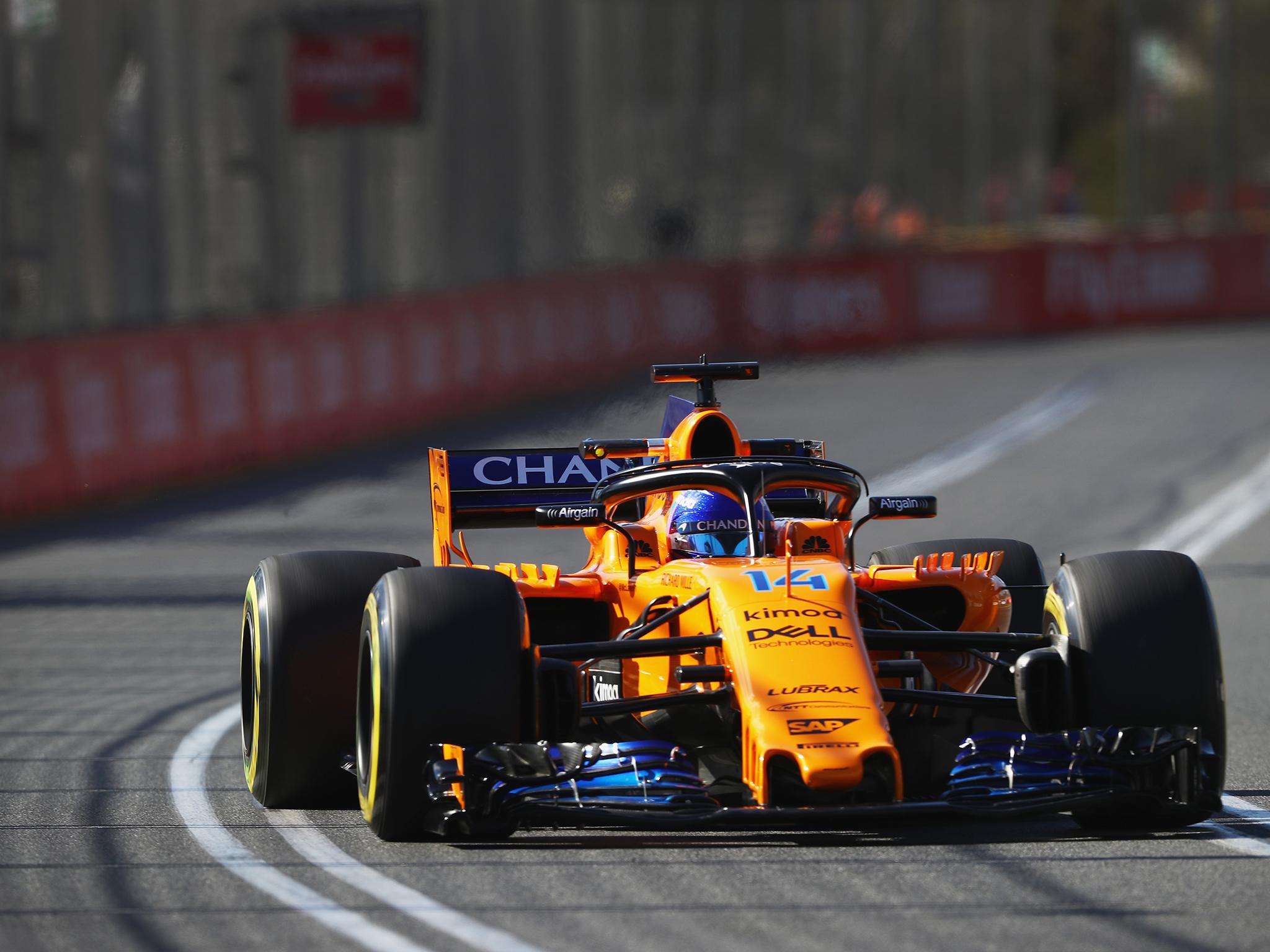 Alonso was hampered by an exhaust problem