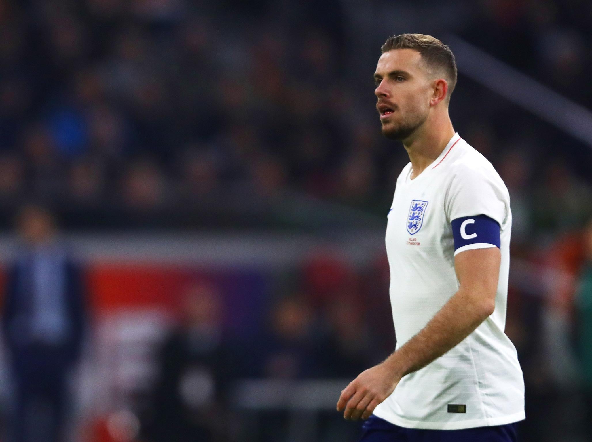 Jordan Henderson skippered England for their recent friendlies