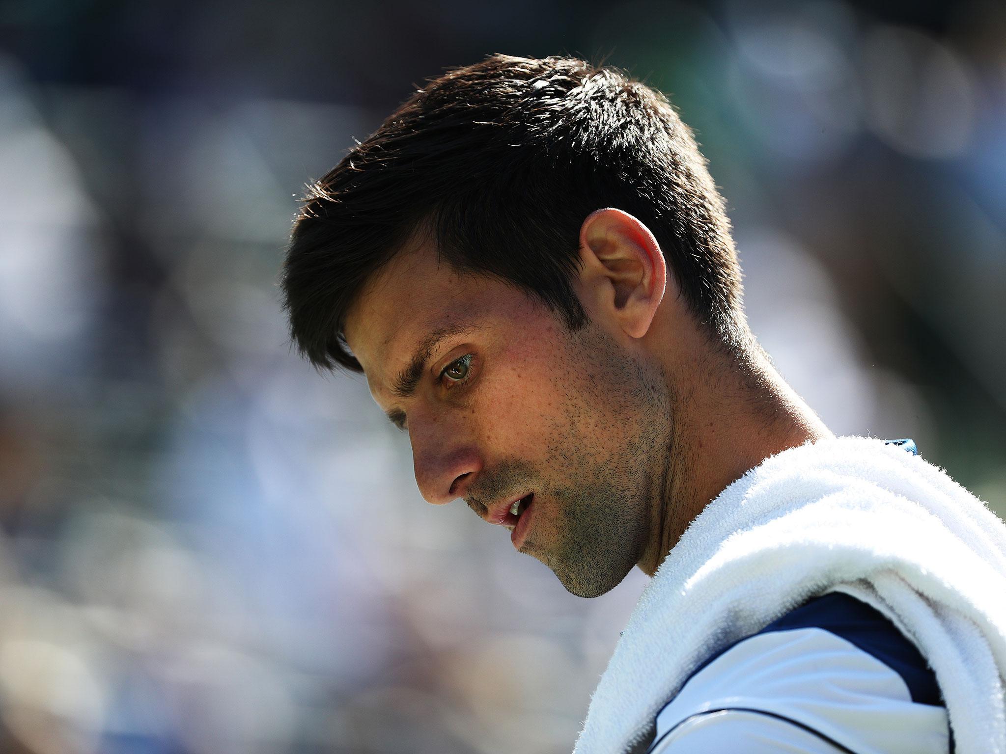 Novak Djokovic was beaten 6-3 6-4 by Benoit Paire