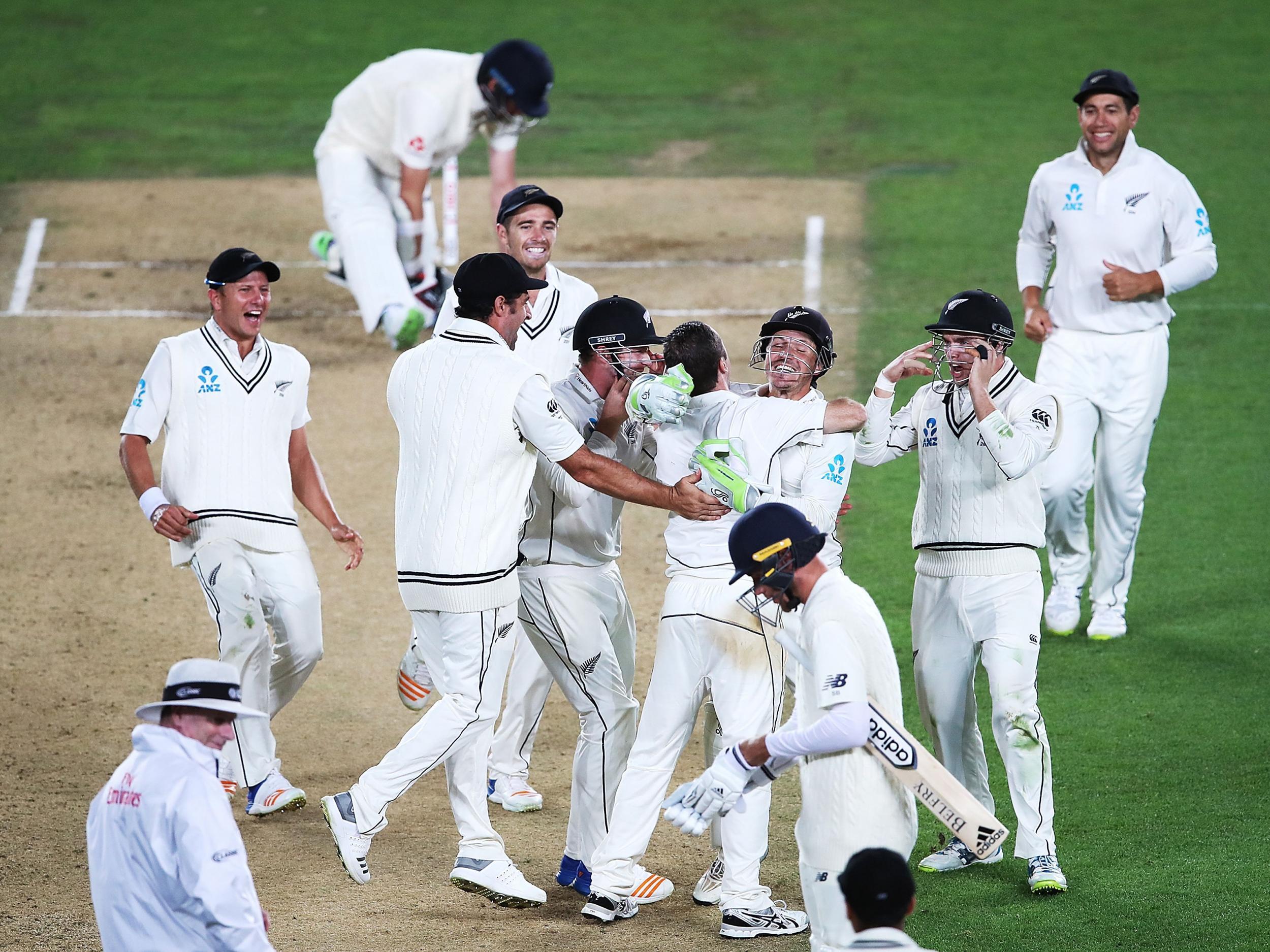 New Zealand won by an innings and 49 runs in Auckland