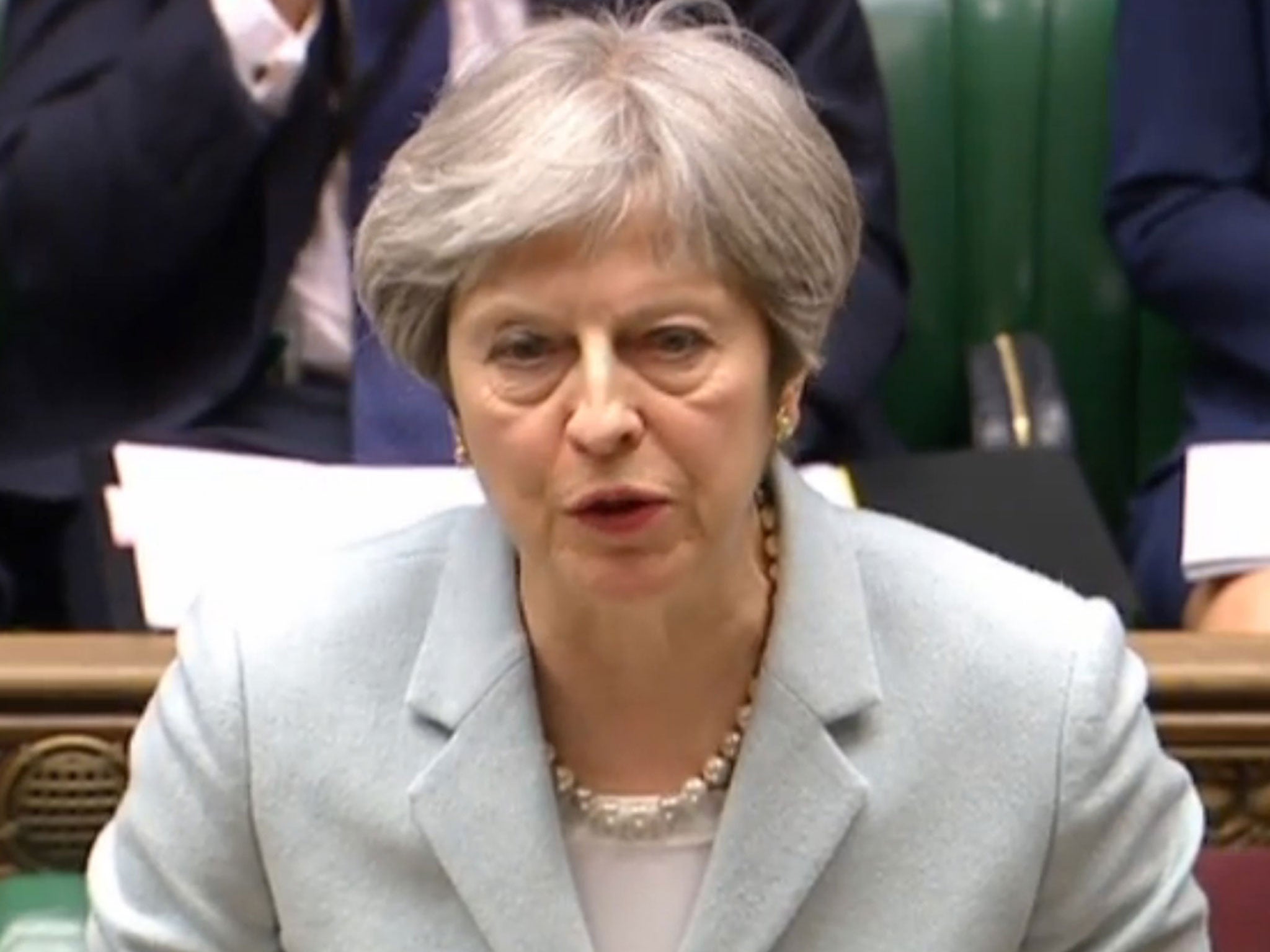 Theresa May says Russia has advanced 21 different arguments in an attempt to distance itself from the attack