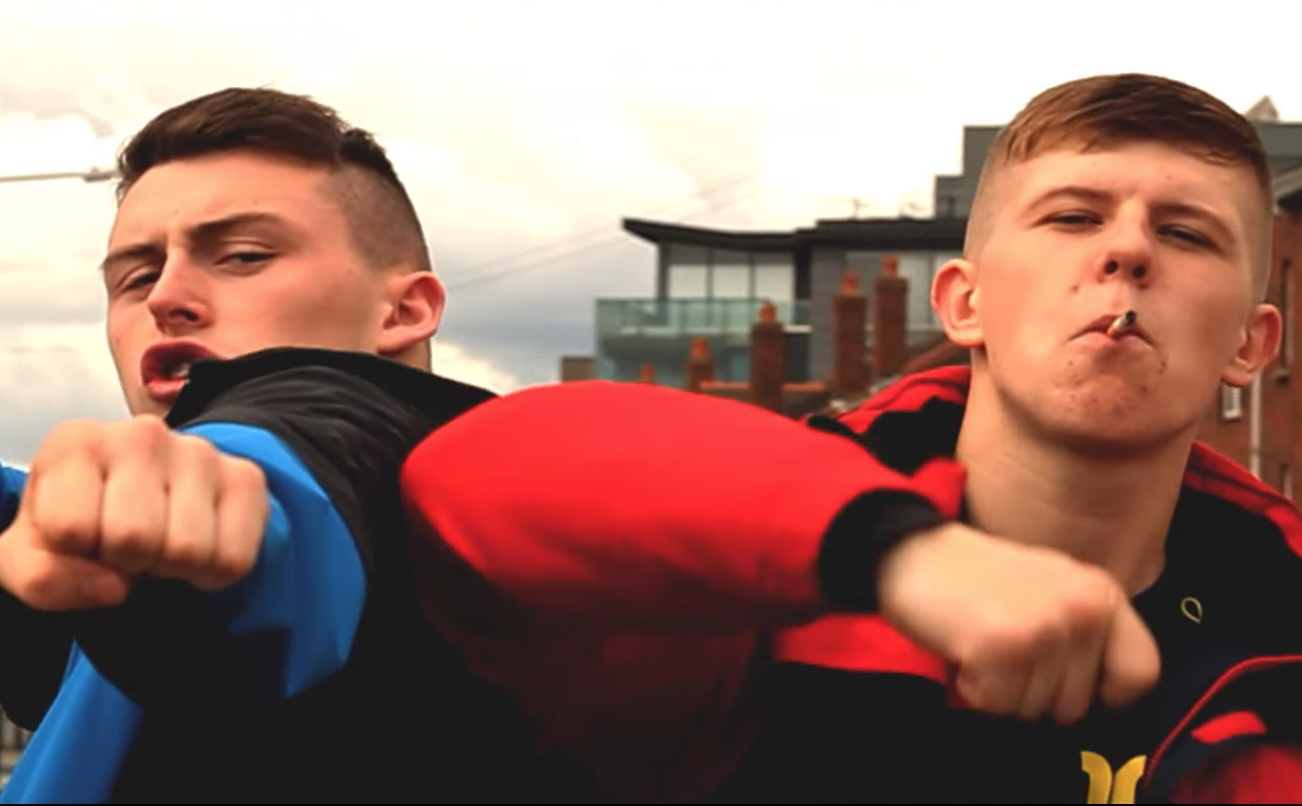 Alex Sheehan (left) and Casey Walsh make up the hip-hop duo Versatile