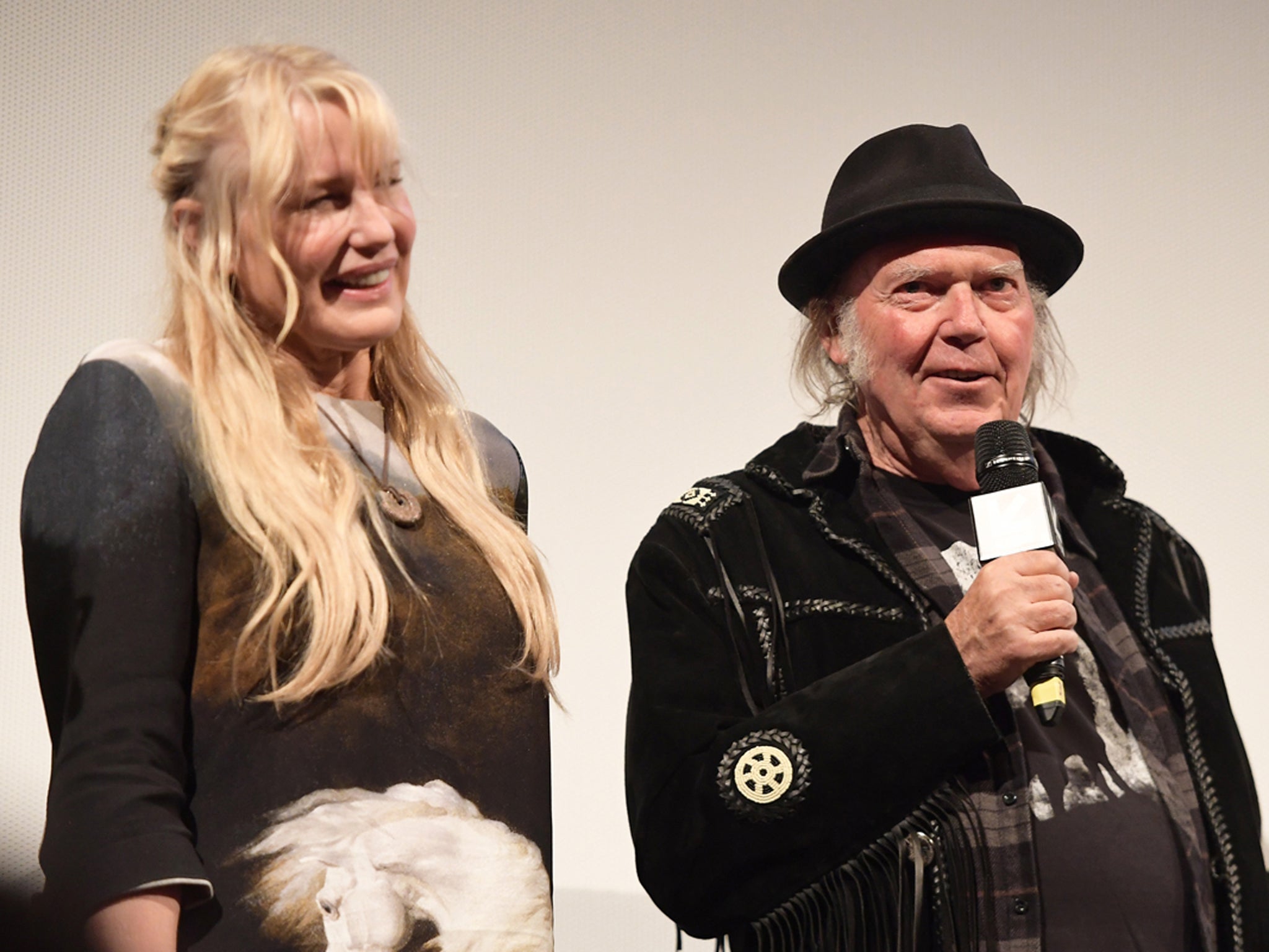 Hannah and Young attend the 15 March ‘Paradox’ premiere in Austin, Texas