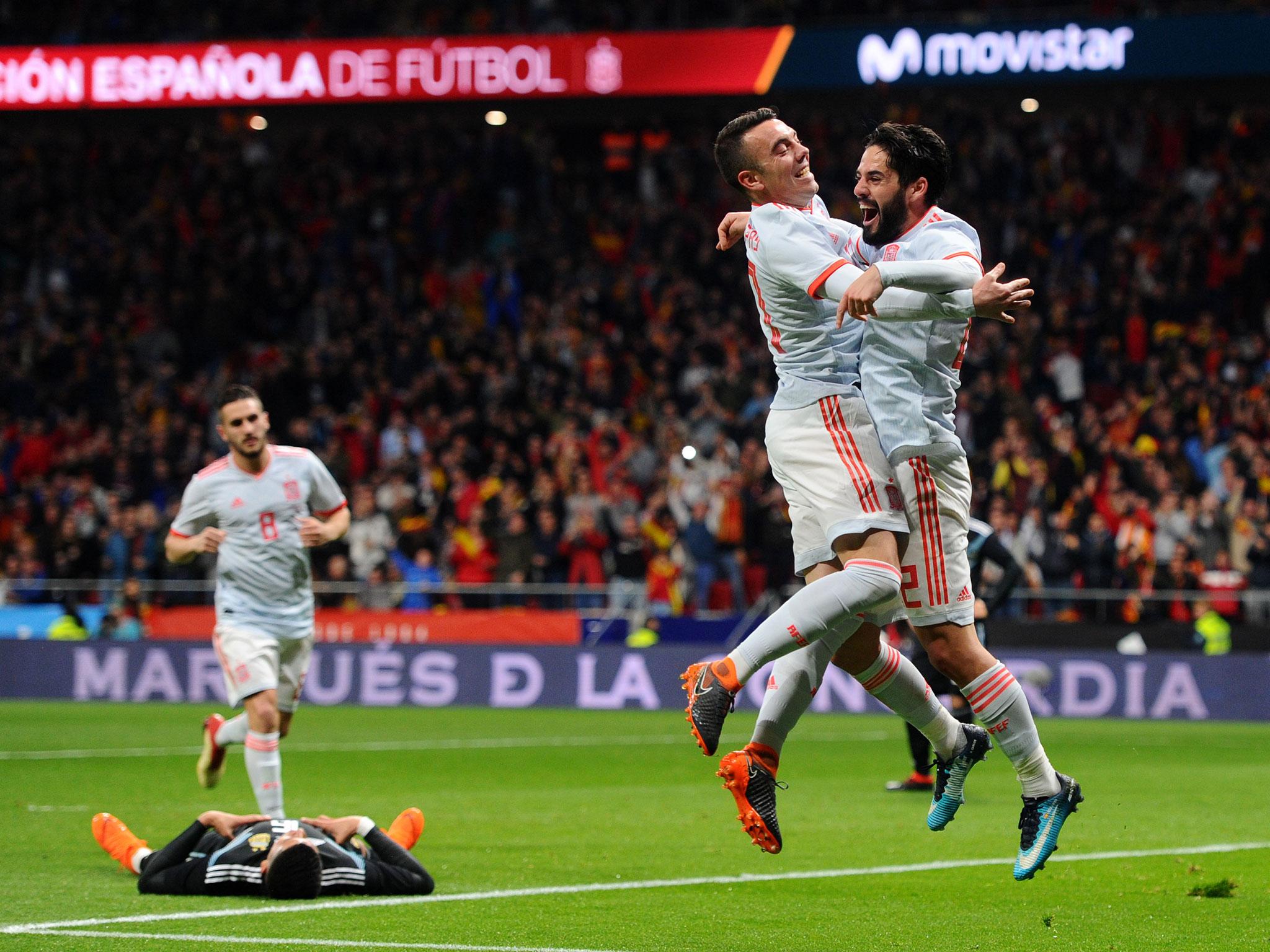 Isco was on red-hot form for Spain