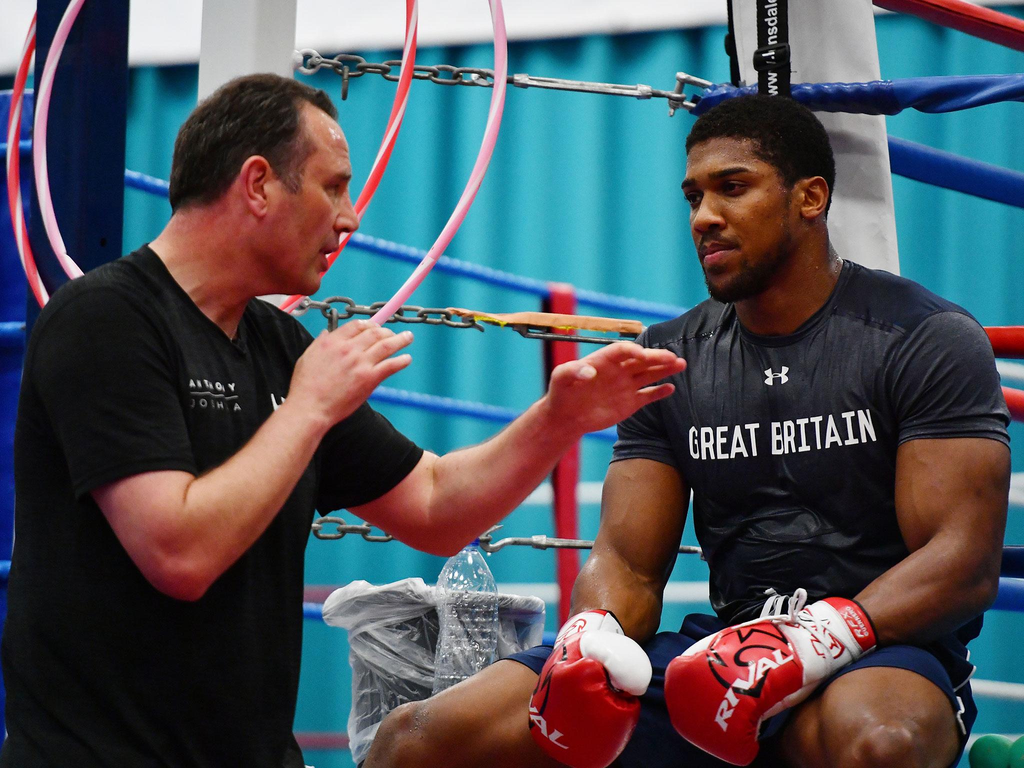 McCracken has trained Joshua since the end of 2016