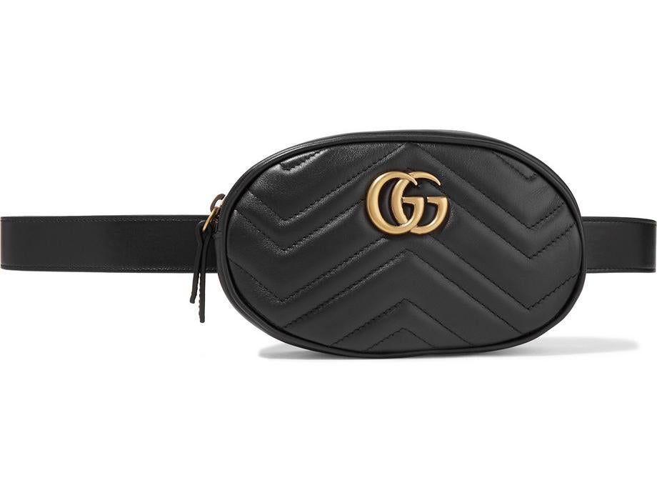 Gucci, GG Marmont Quilted Leather Belt Bag, £765, Net-a-Porter