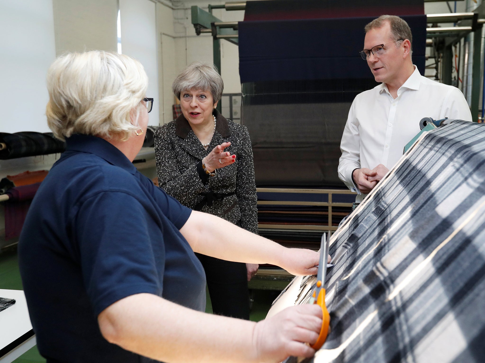 Theresa May travelled across the country yesterday to mark one year until Brexit