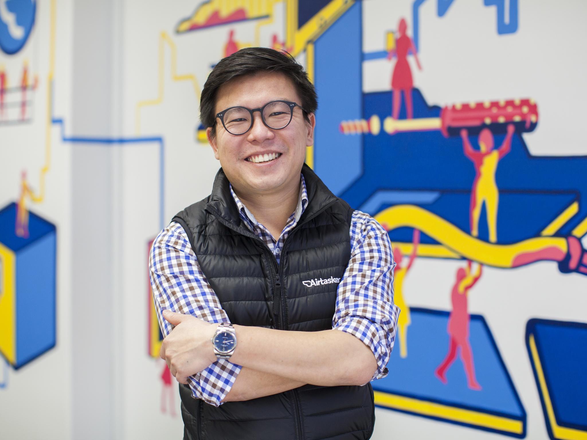 Tim Fung, the 34-year-old founder of Airtasker, a task-sharing platform based in Sydney, Australia