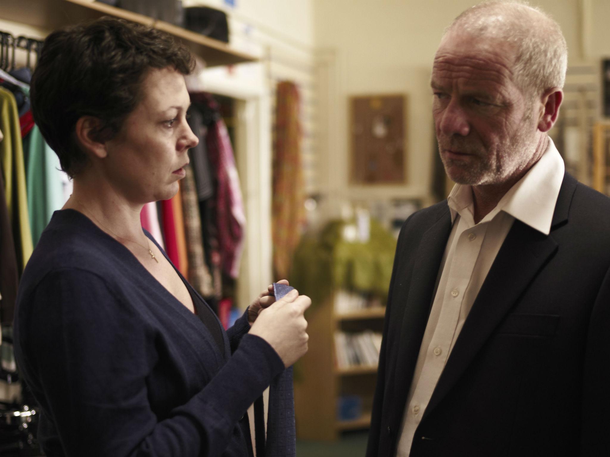 Olivia Colman and Peter Mullan in ‘Tyrannosaur’