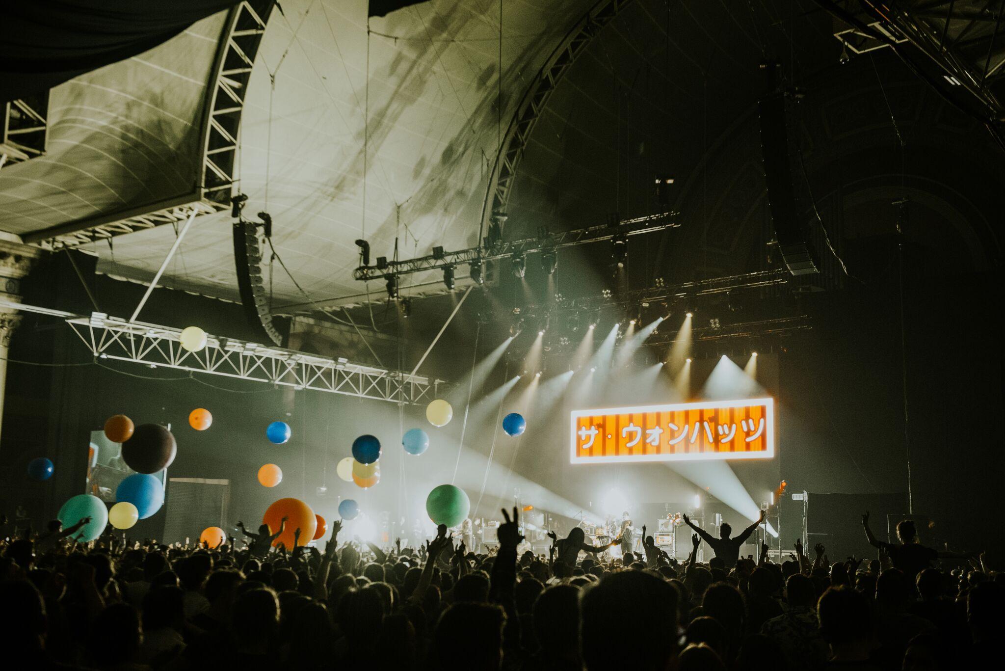 The Wombats perform at Alexandra Palace